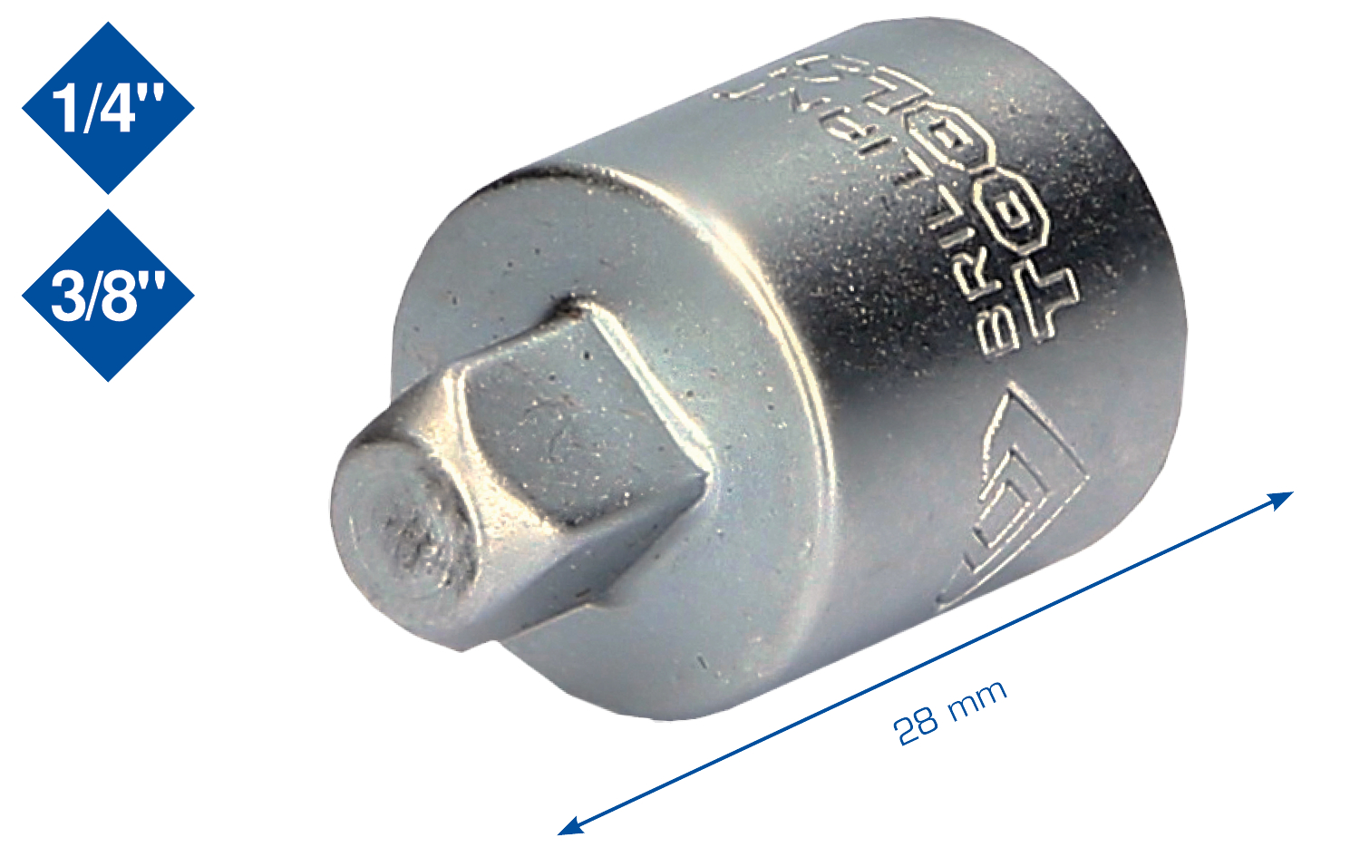 Brilliant Tools 3/8" Adapter auf 1/4" - BT021905