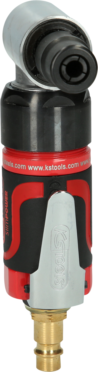 KS Tools SlimPOWER Mini-Druckluft-Winkelstabschleifer, 19.000 U-min