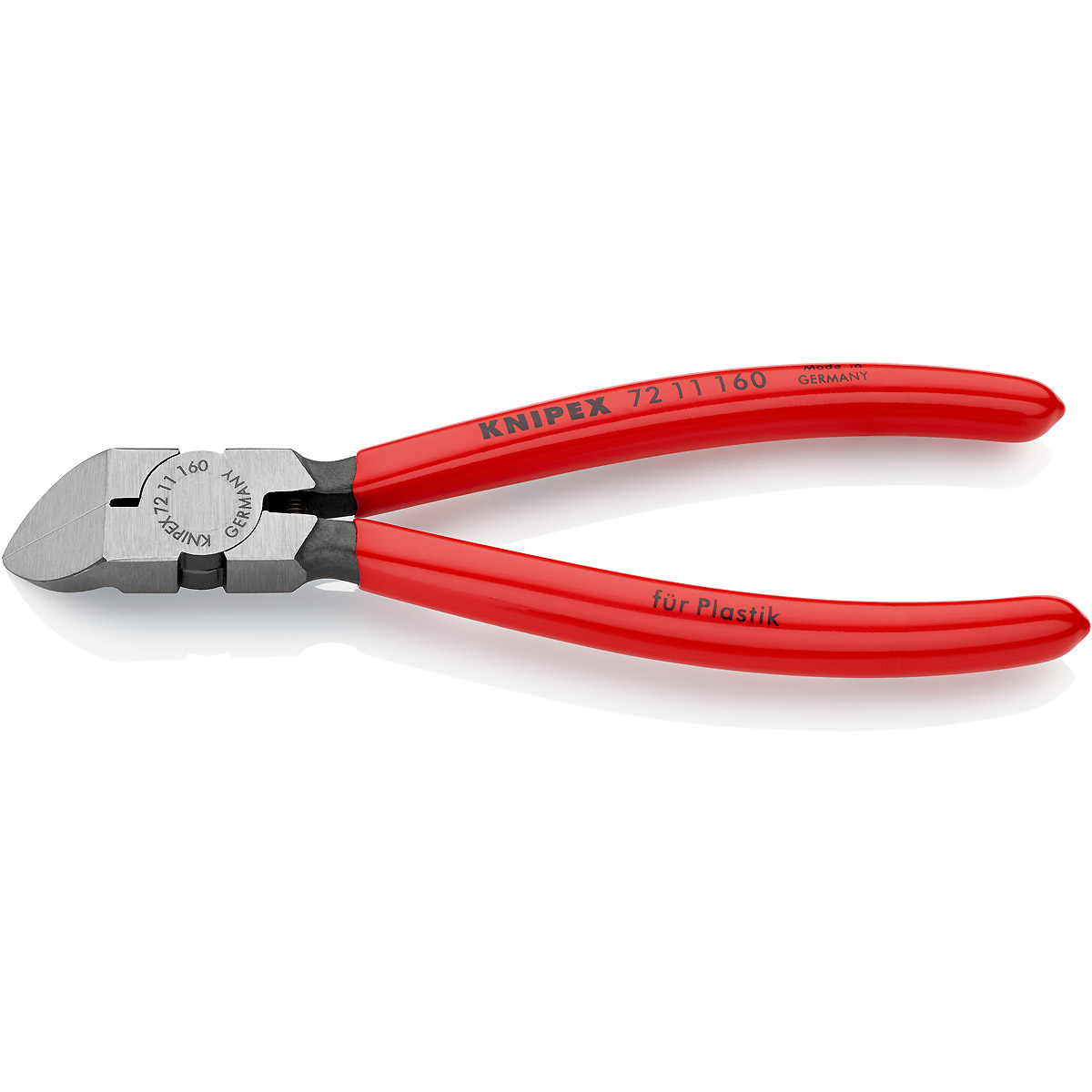 KNIPEX Seitenschneider für Kunststoff angewinkelt
