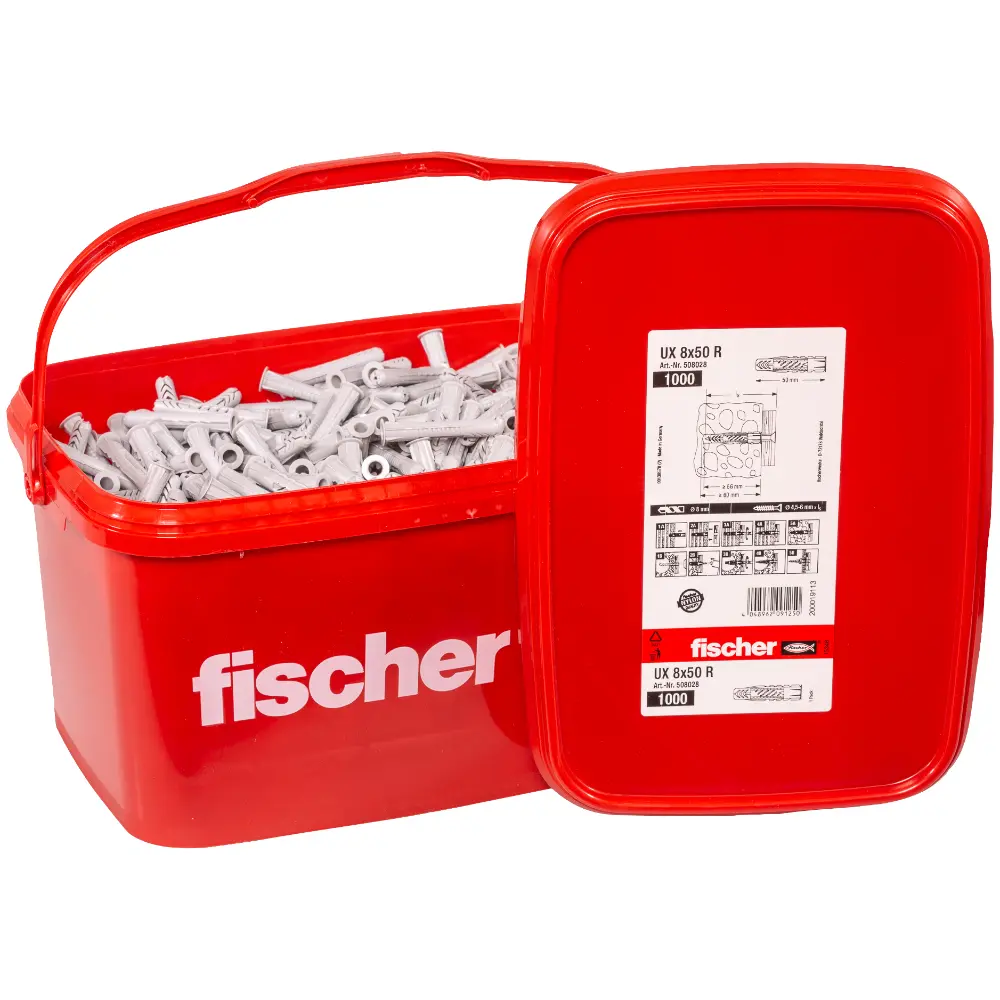 Fischer Universaldübel UX 8x50 R Eimer (1.000)