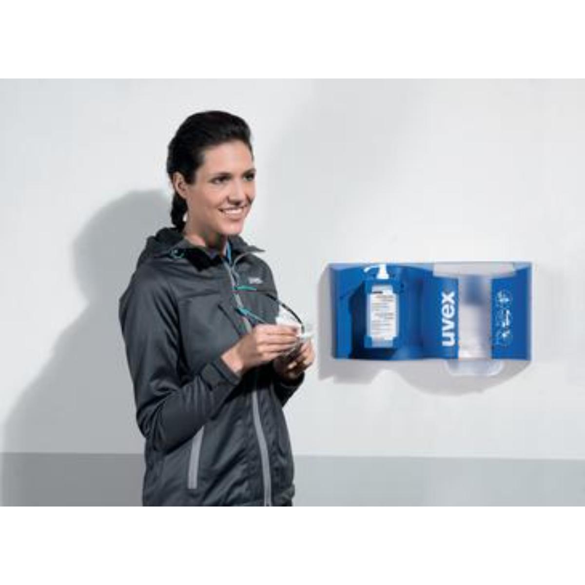 uvex Bügelbrille sportstyle schwarz, blau, petrol in Retailverpackung