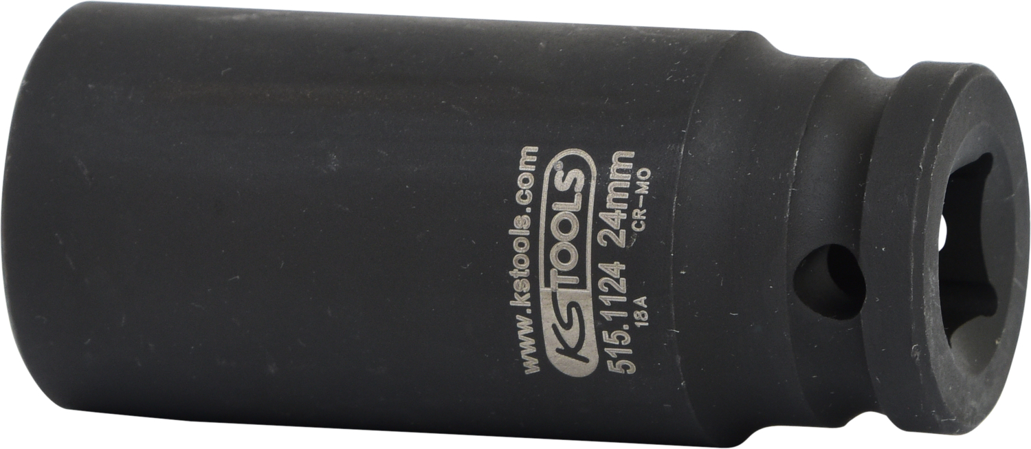 KS Tools 1/2" Sechskant-Kraft-Stecknuss, lang