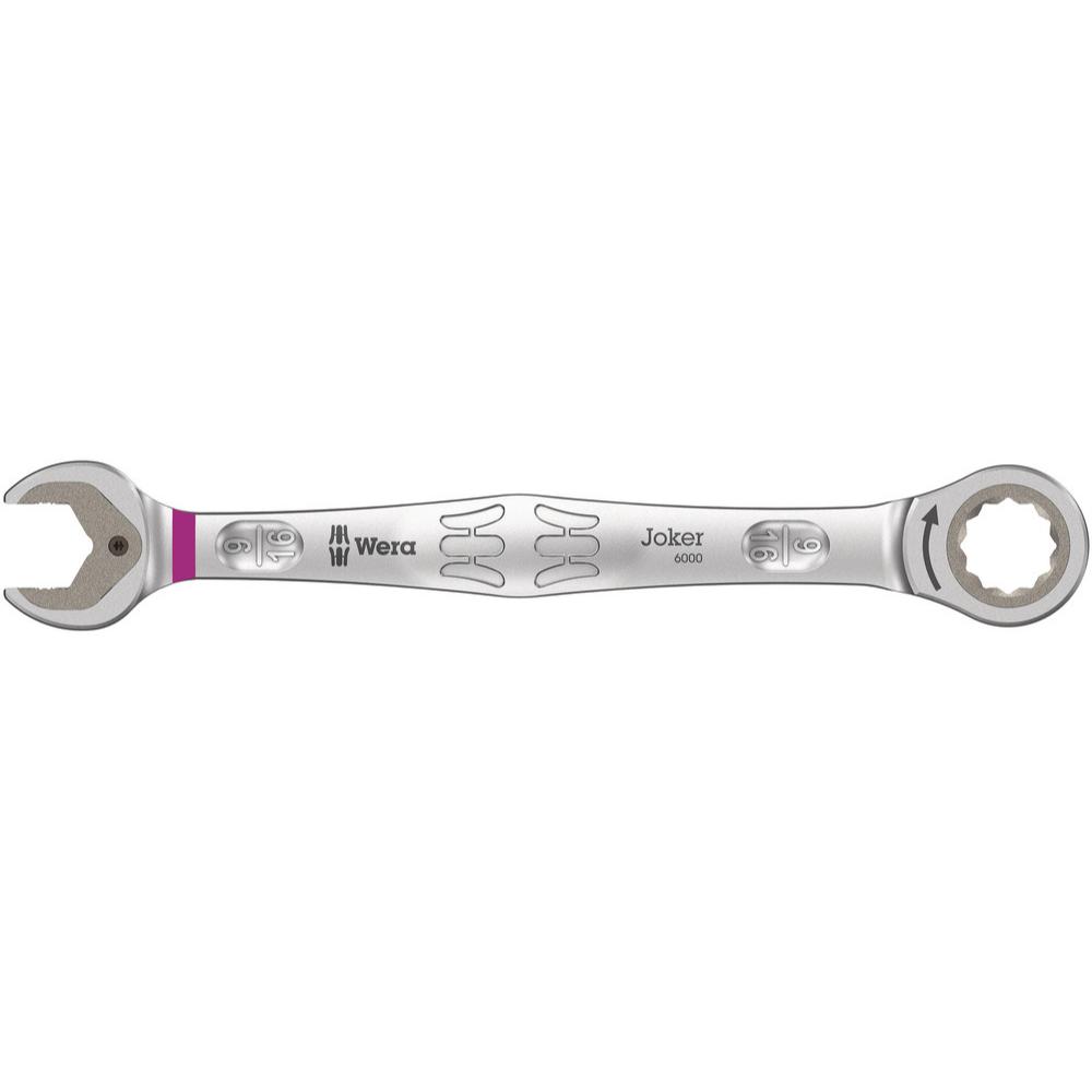 Wera 9632 Magnetleiste 6000 Joker Imperial 1 Maul-Ringratschenschlüssel-Satz