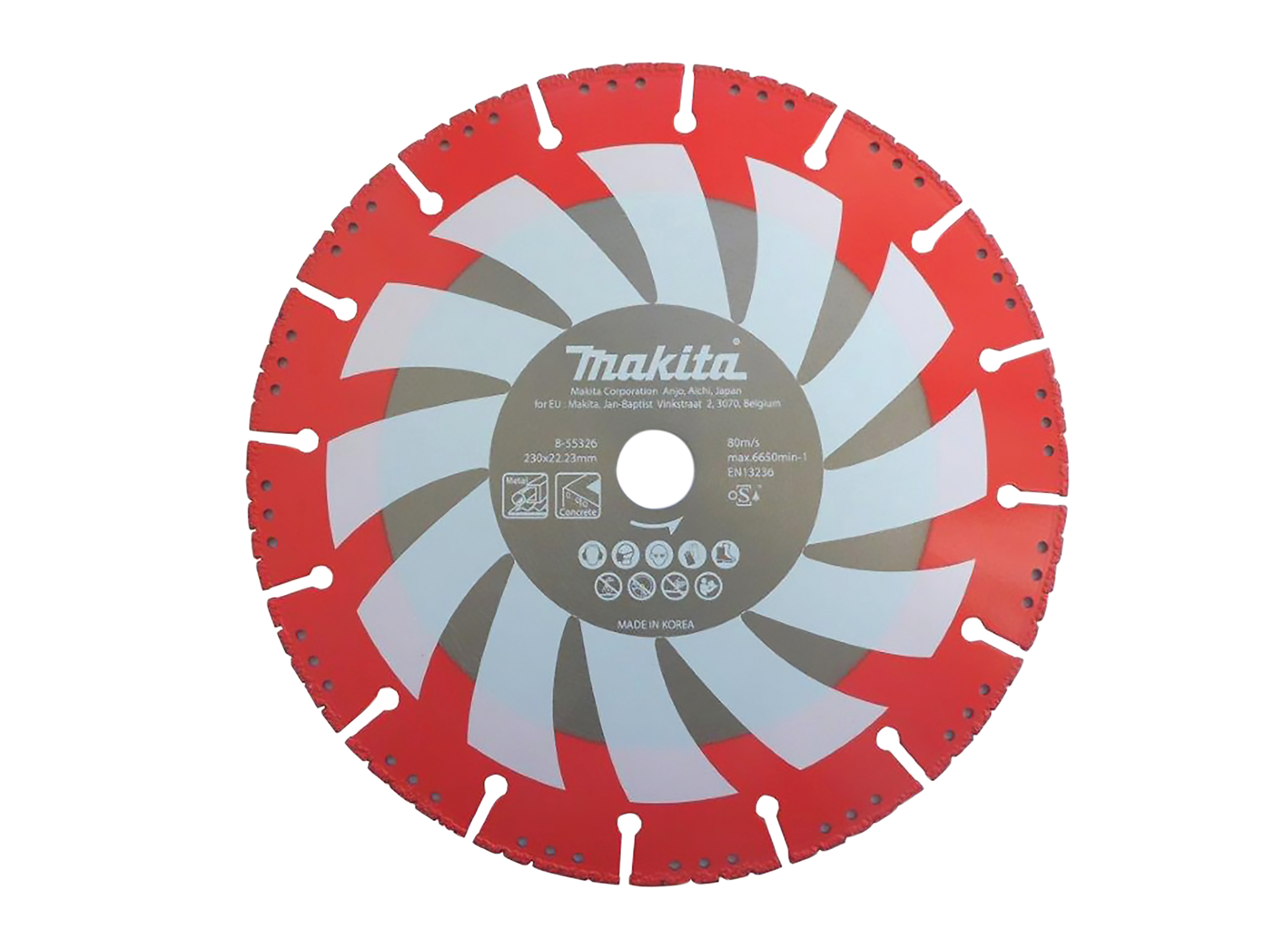 Makita Diamantscheibe Rettung, 115 mm - Rescue - B-55304