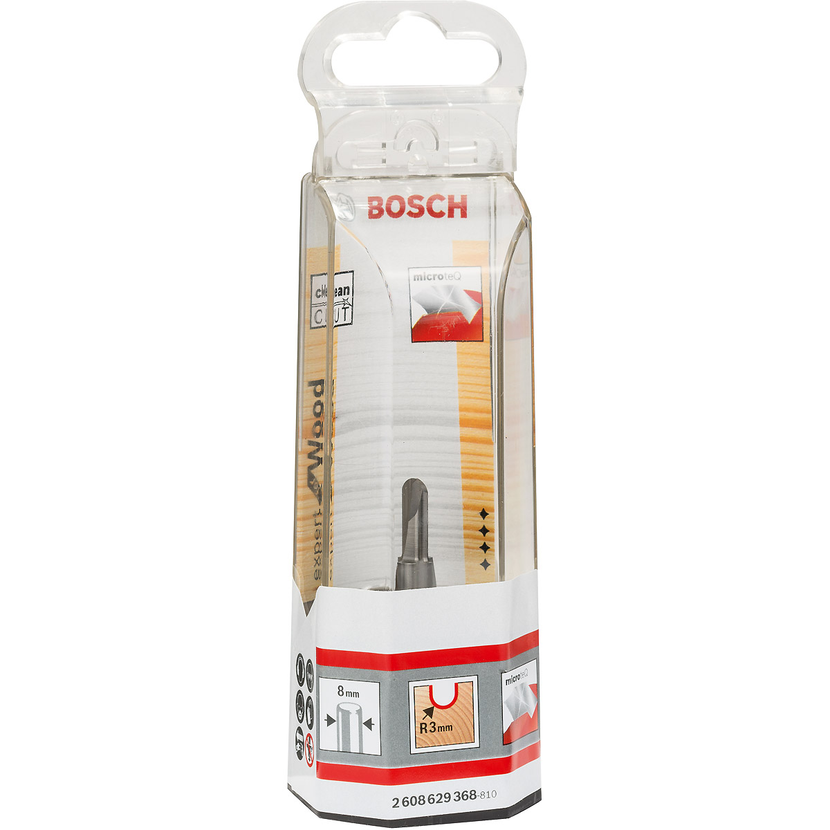 Bosch Hohlkehlfräser Expert for Wood 8mm Schaft