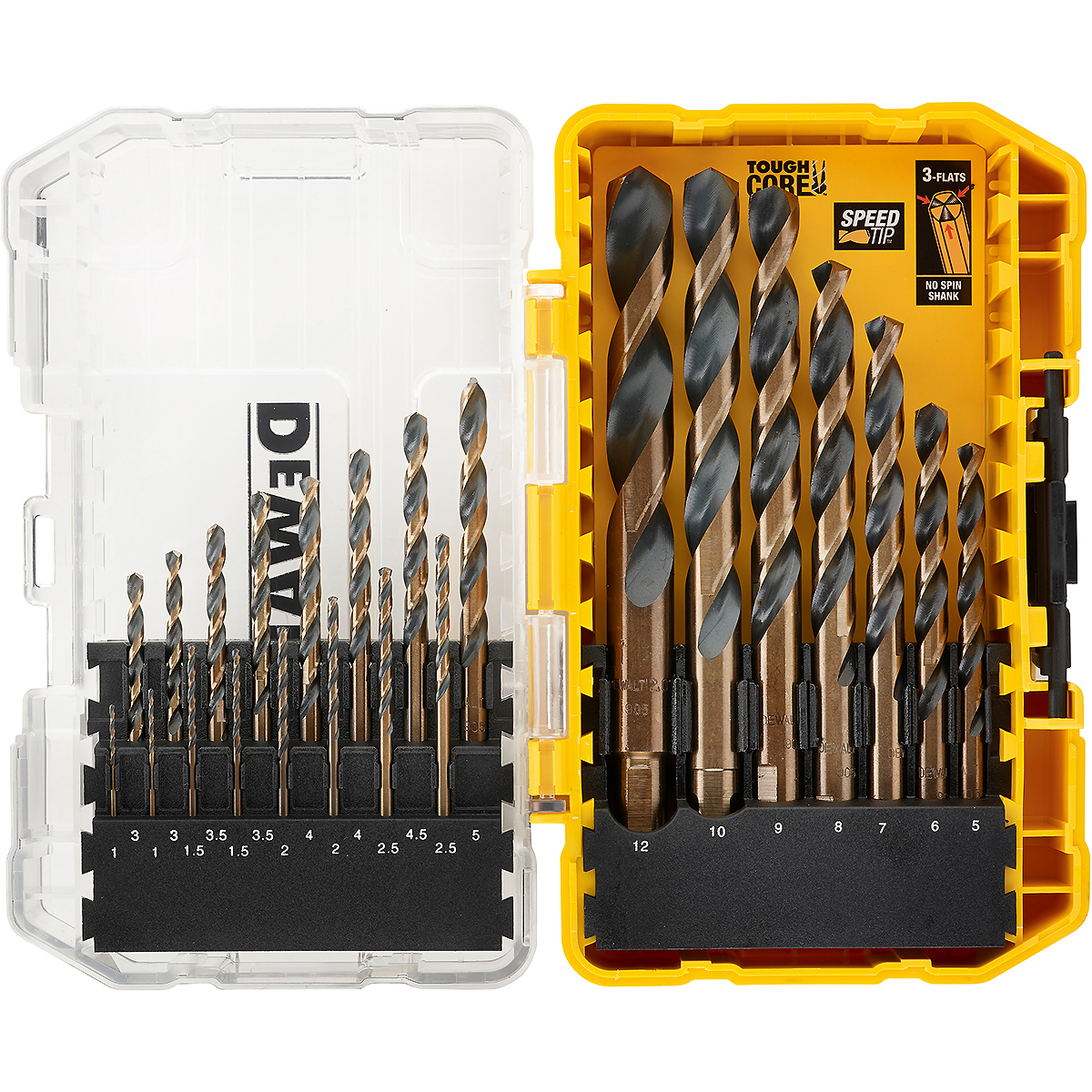 DEWALT Metallbohrer-Set HSS-G 23-tlg.