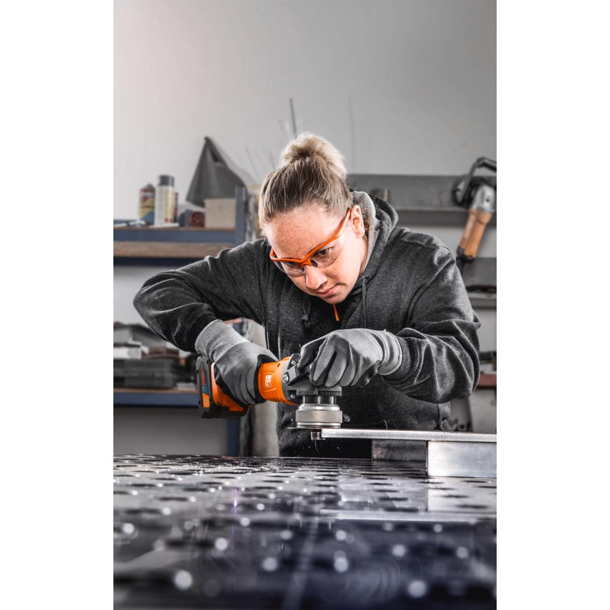 Fein Akku-Kantenfräse bis 5 mm mit Anwenderset AKFH 18-5 AS Basis Set Fase mit 2x 8 Ah ProCore Akku