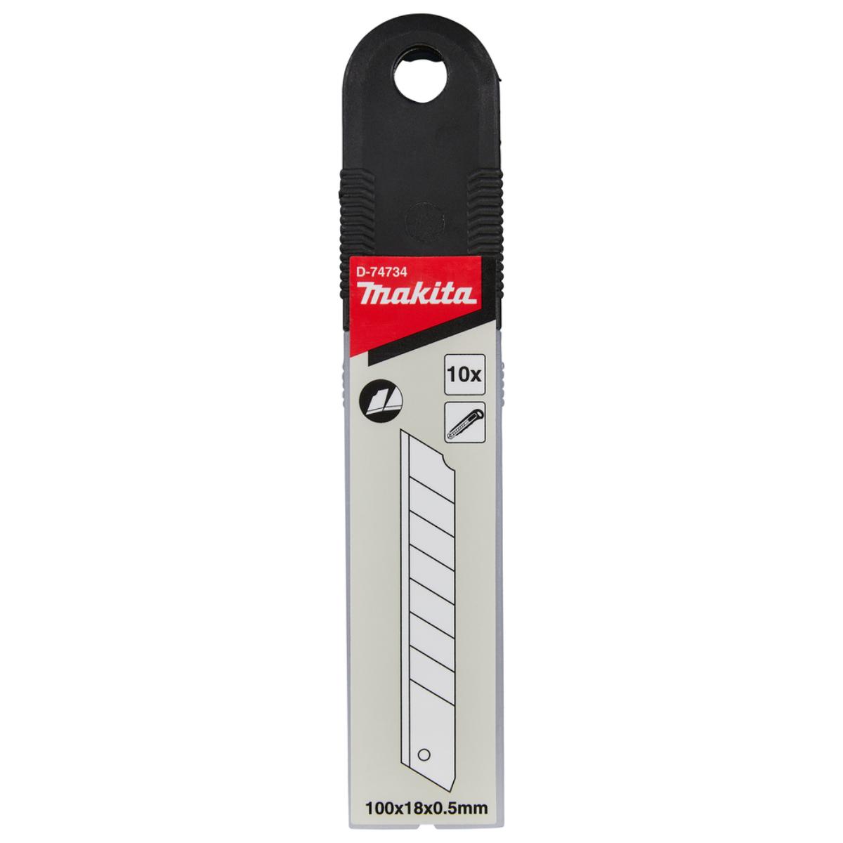 Makita Abbrechklingen 100 x 18 mm (LxB), 0,5 mm stark, 10 Stück