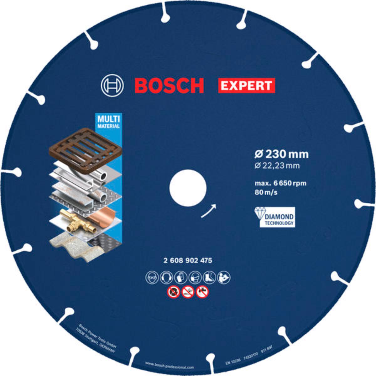 Bosch EXPERT Metal Diamanttrennscheibe, 230 x 22,23 mm