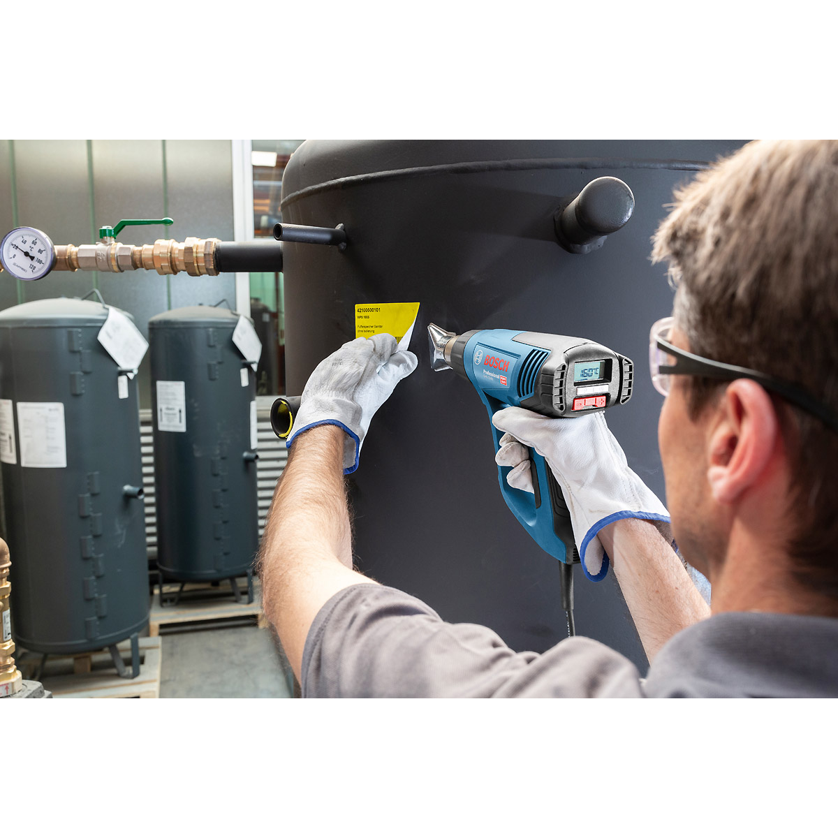 Bosch Heißluftgebläse GHG 23-66, 2 Düsen