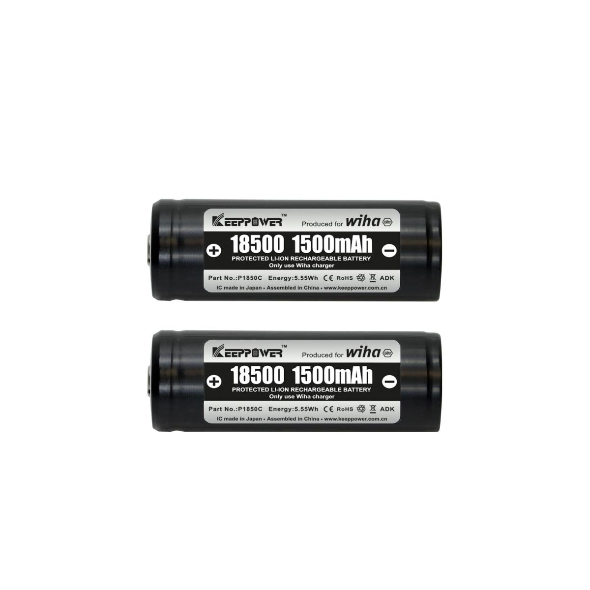 Wiha Akku-Set 18500 Li-Ion 2 Stück in Box