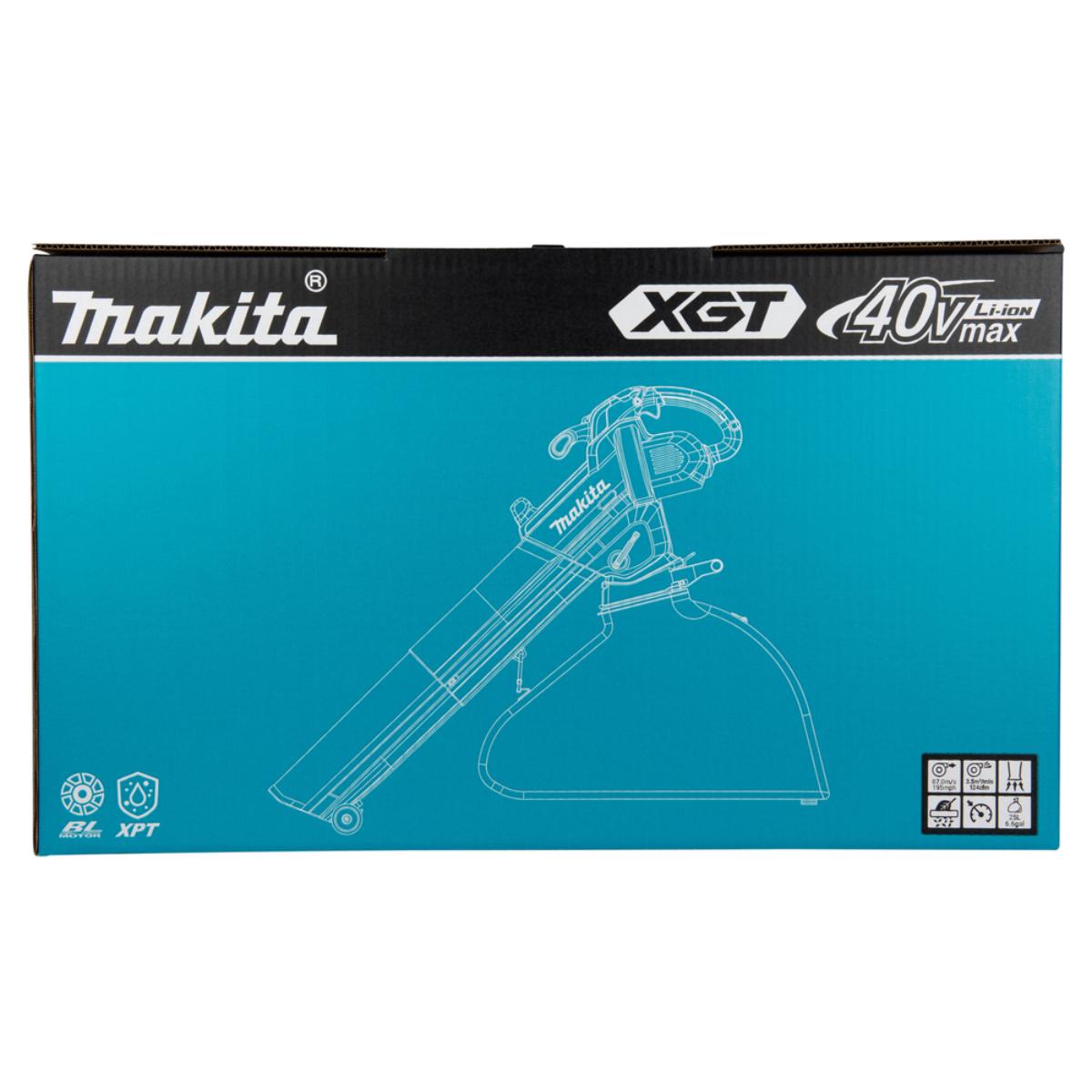 Makita Akku-Laubbläser und -sauger XGT 40V max. 87 m/s 408 m³/h - UB005GZ