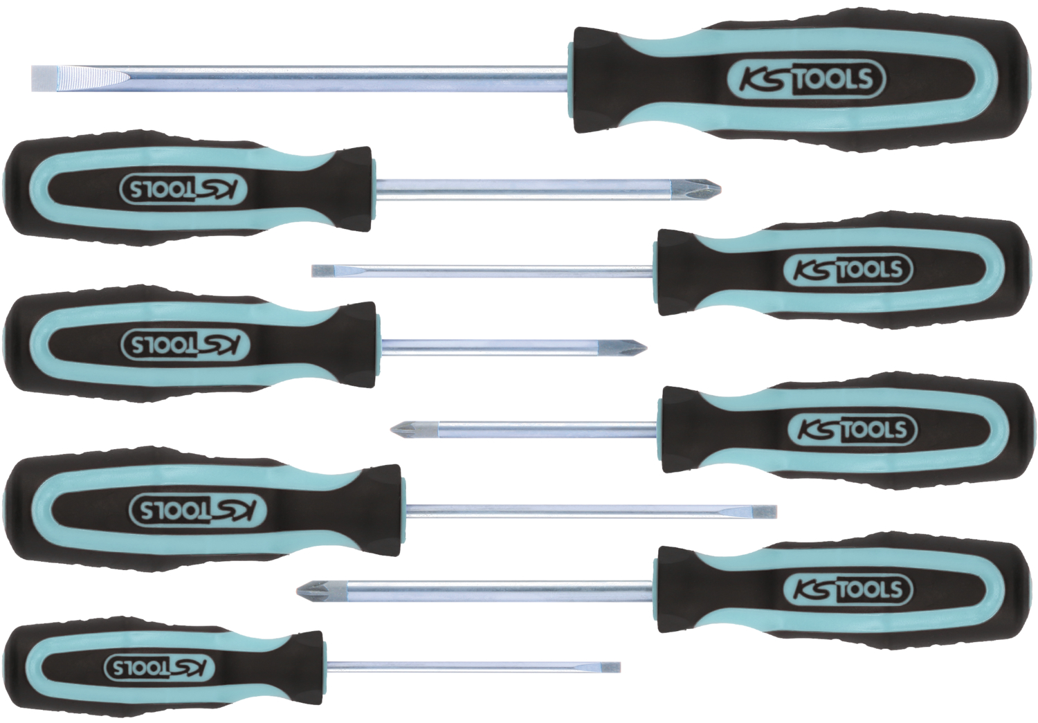 KS Tools EDELSTAHL Schraubendreher-Satz, 8-tlg