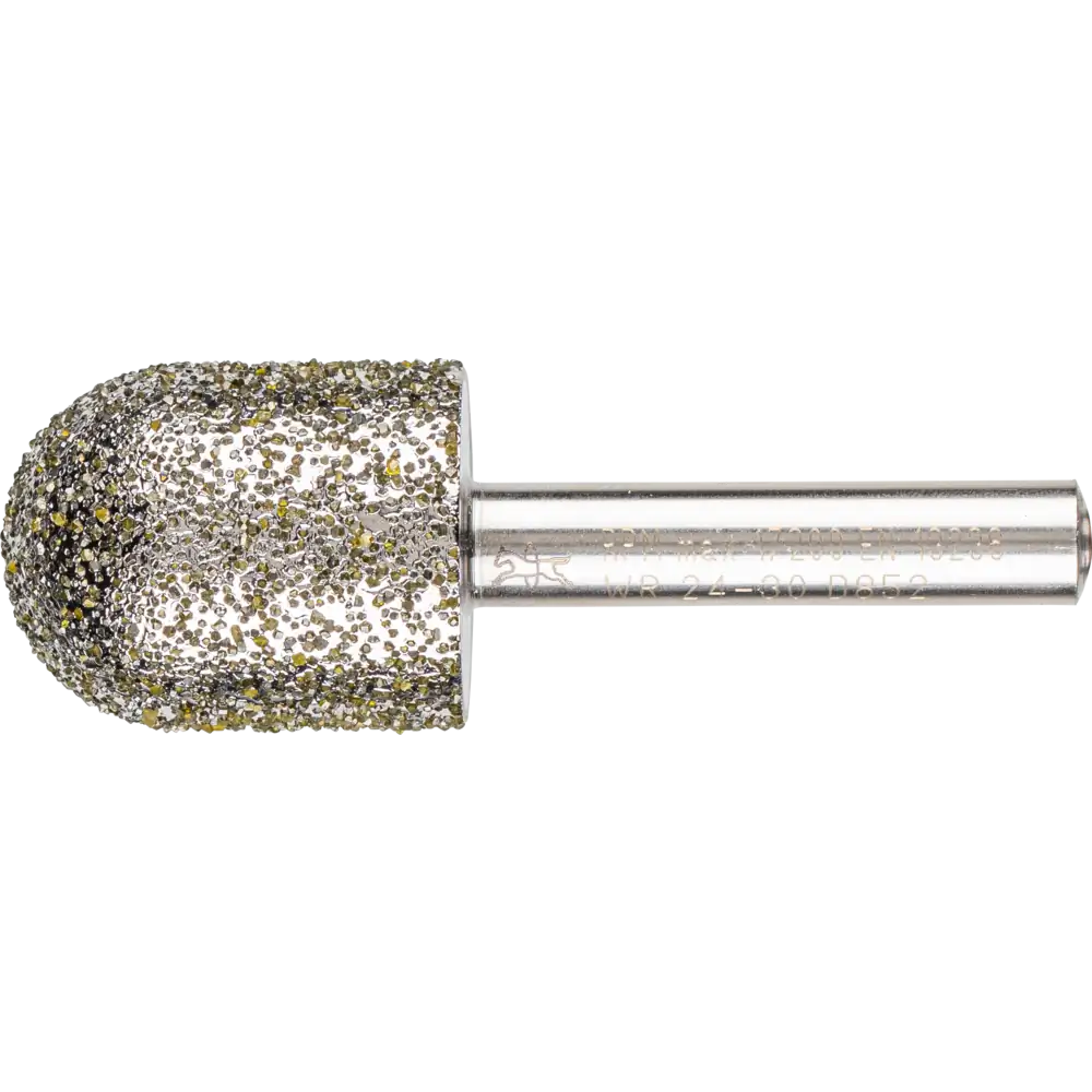 PFERD TOOLS Diamant-Schleifstift Walzenrund zum Schleifen von Grau-und Sphäroguss