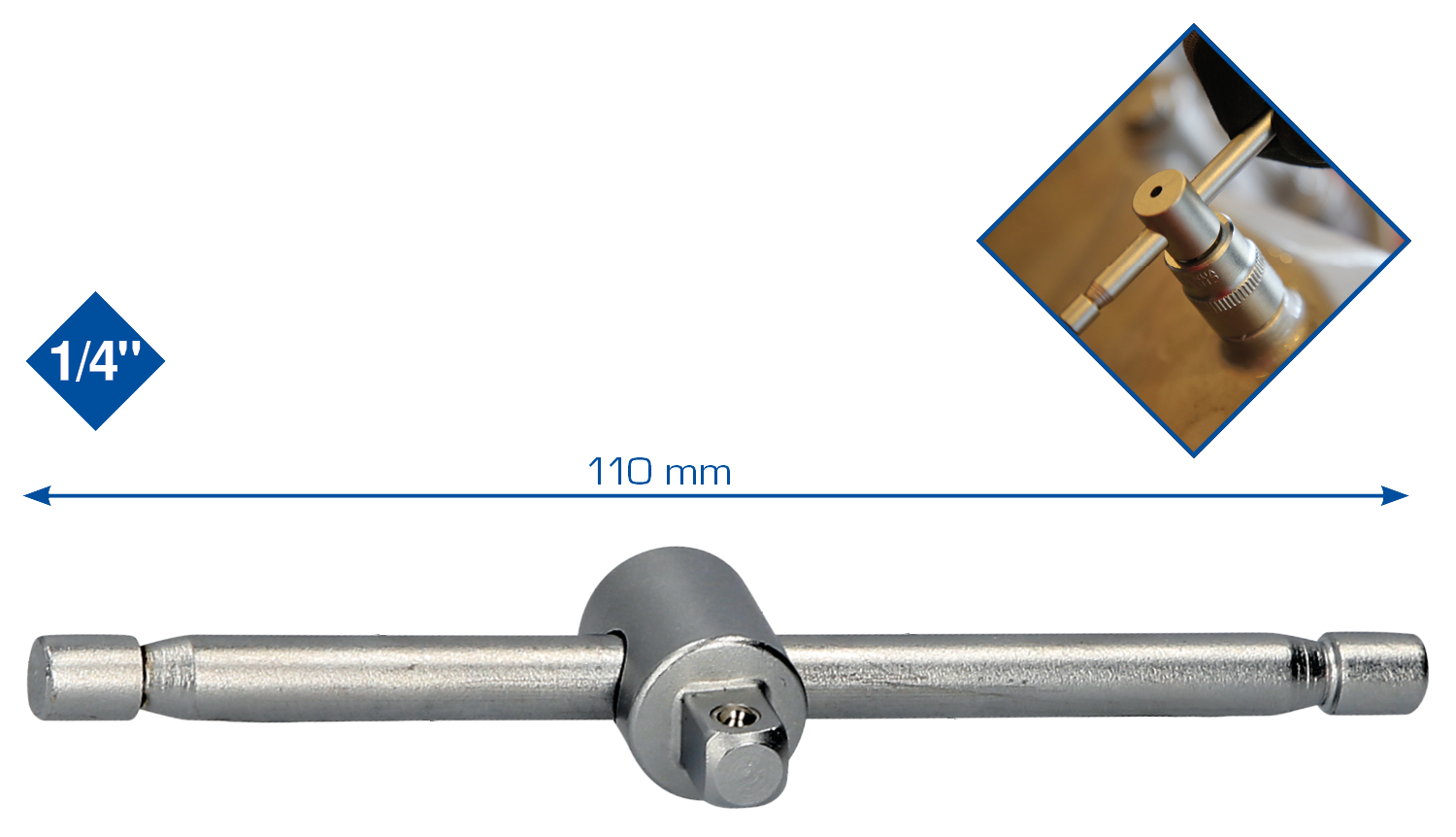 Brilliant Tools 1/4" Gleitgriff - BT020902