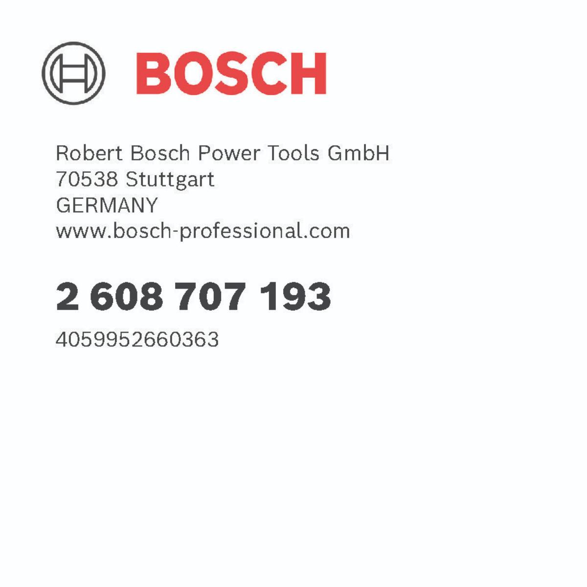 Bosch PRO Pilot Drill for SDS plus Core Cutter, 8 x 120 mm