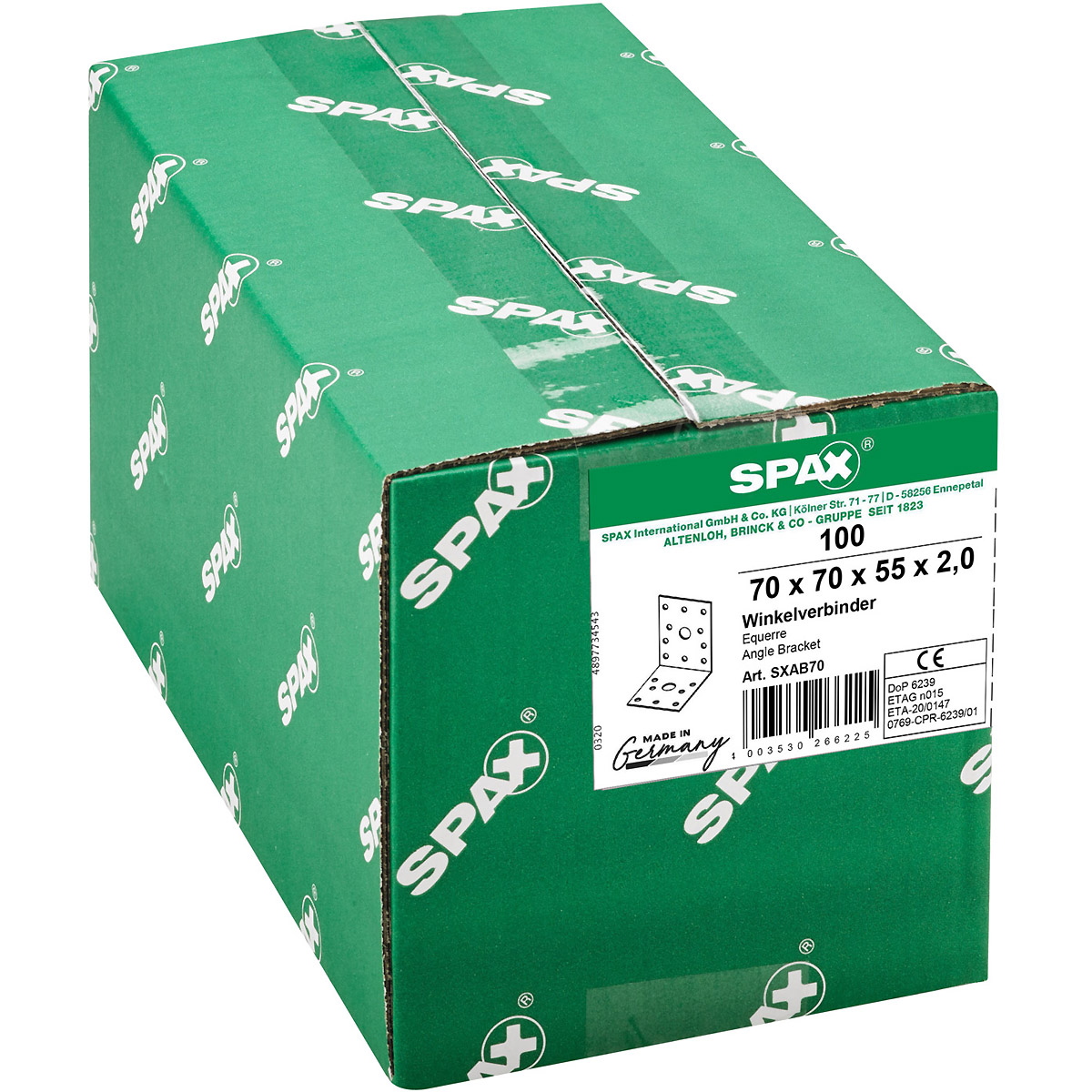 SPAX Winkelverbinder, 100 Stück