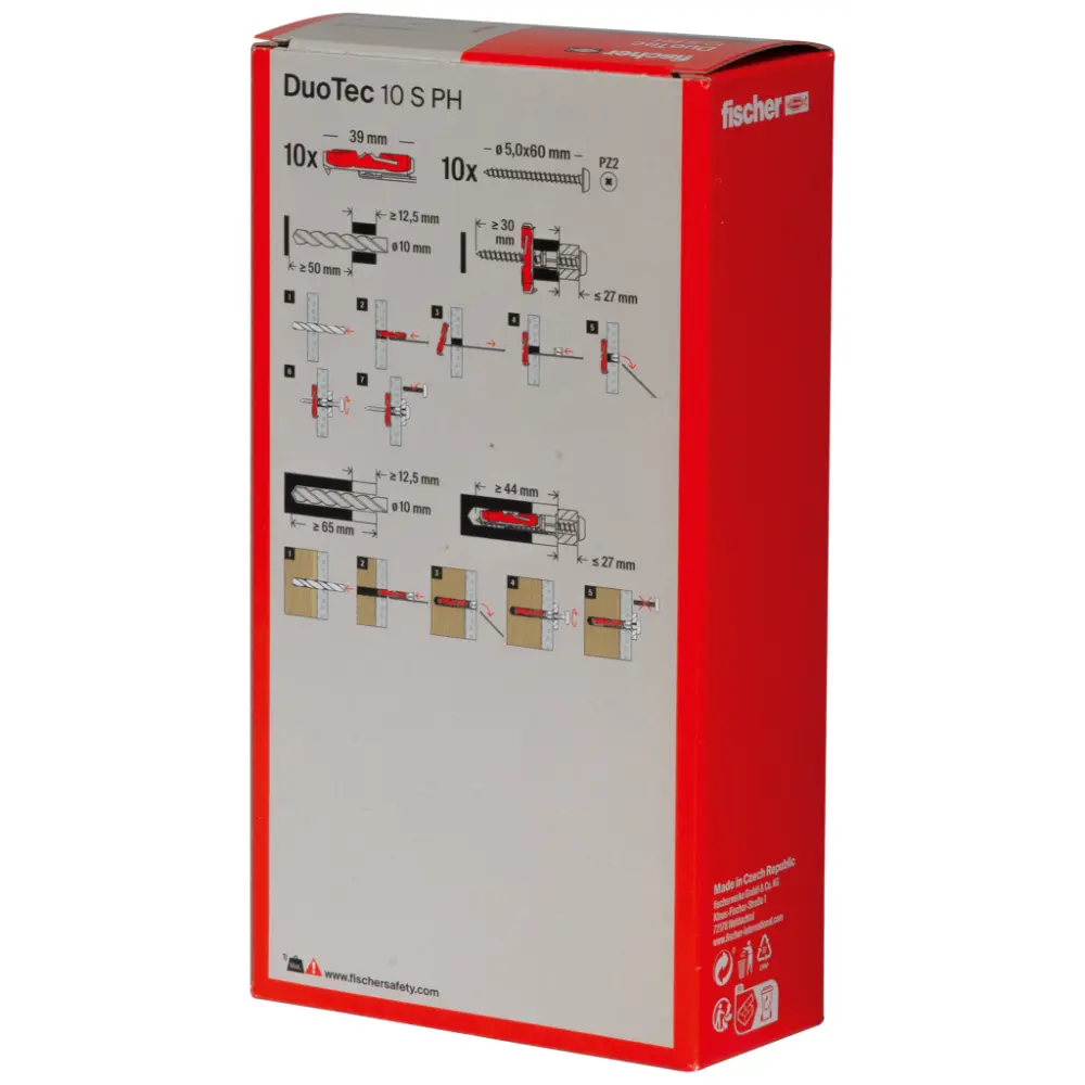 Fischer Nylon-Kippdübel DuoTec 10 S PH (10)