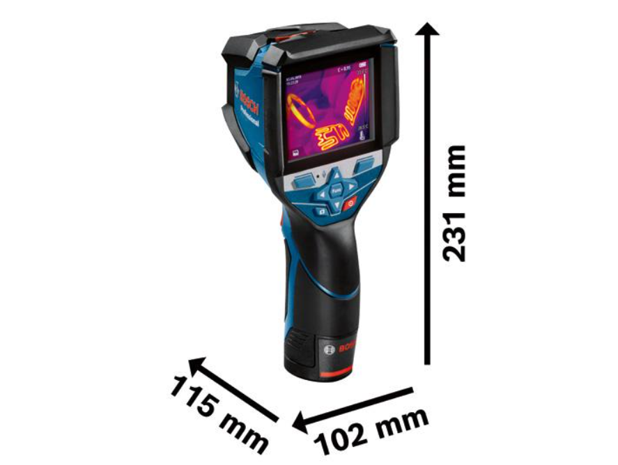 Bosch Wärmebildkamera GTC 600 C mit 1x Akku GBA 12V 2.0Ah