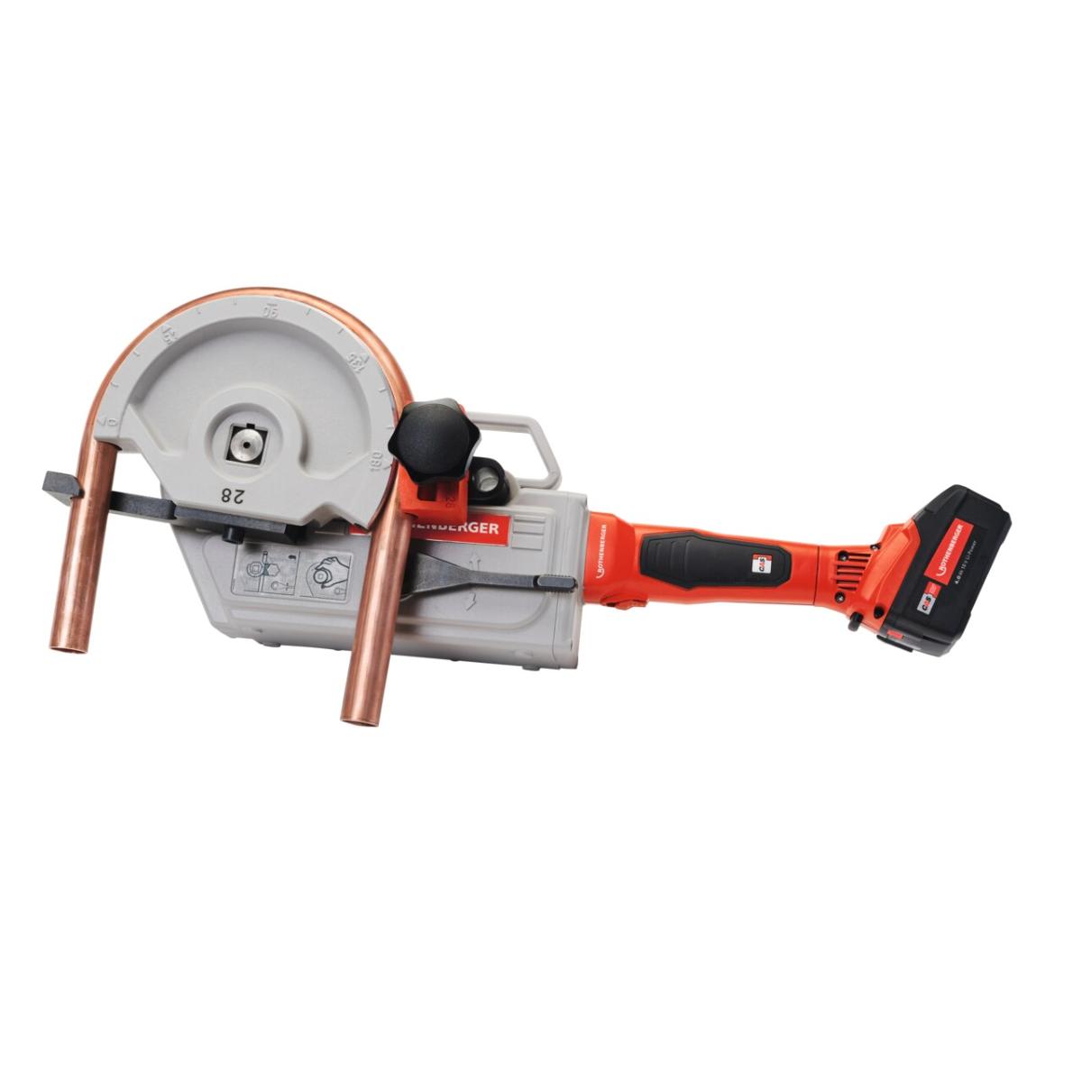 Rothenberger Akku - Biegemaschine ROBEND4000 E 4AhSet, 1/2 - 5/8 - 3/4 - 7/8 - 11/8