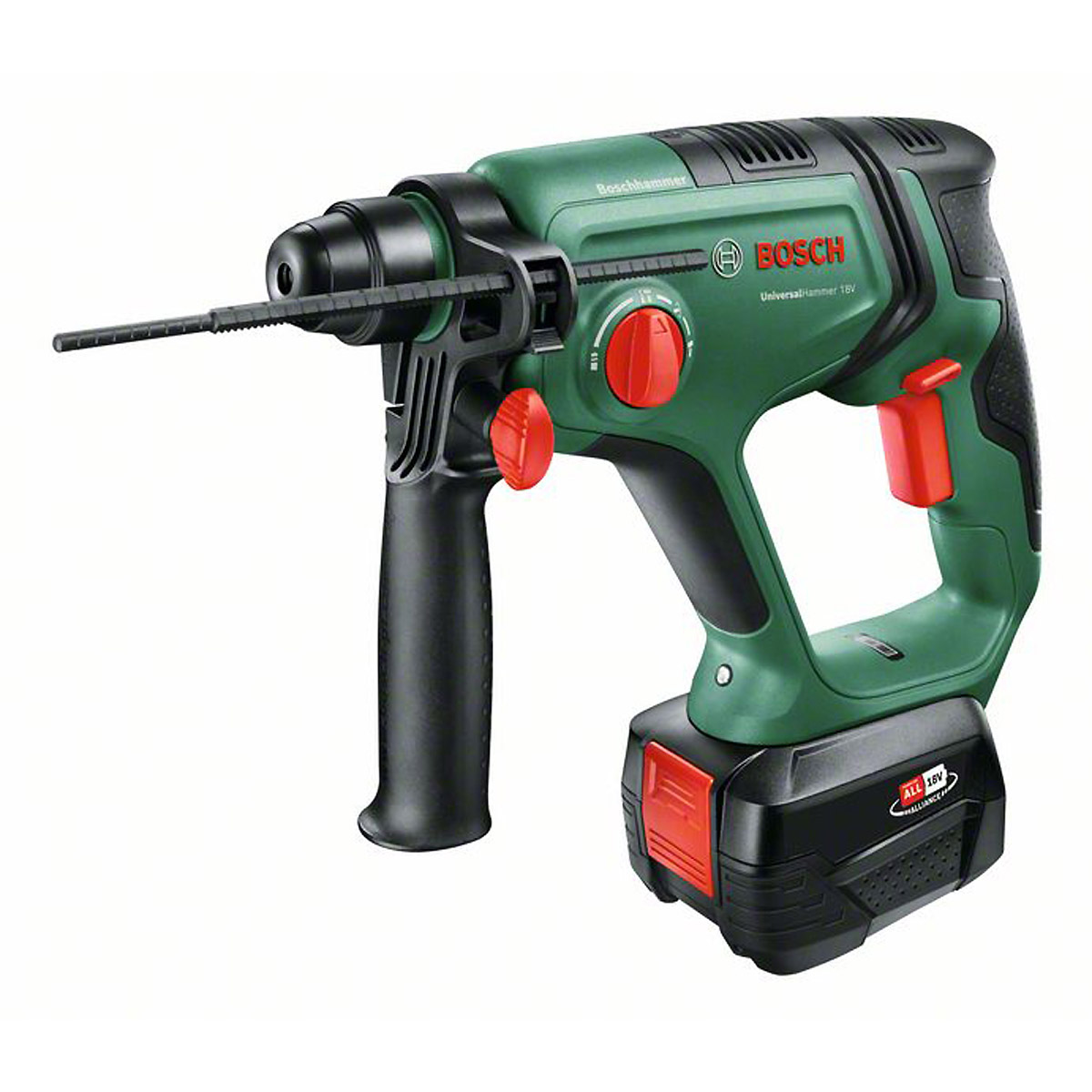 Bosch Akku-Bohrhammer UniversalHammer 18V, 1 Akku PBA 18V 4.0Ah W-C, Ladg. u. Koffer