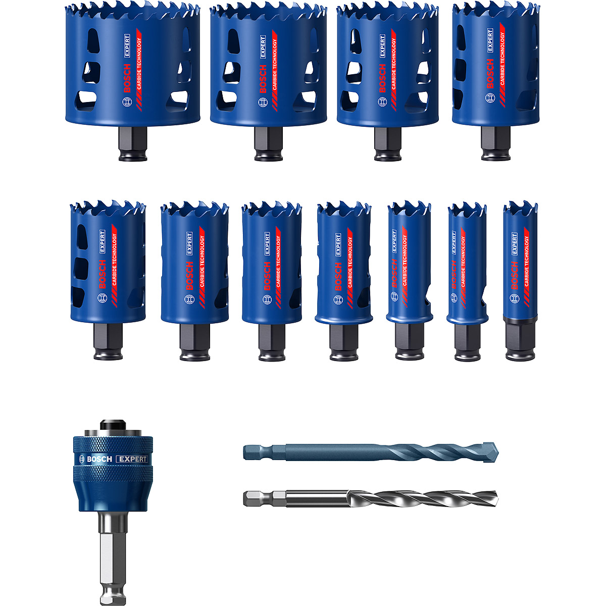 Bosch EXPERT Lochsäge ToughMaterial-Set 13tlg EX