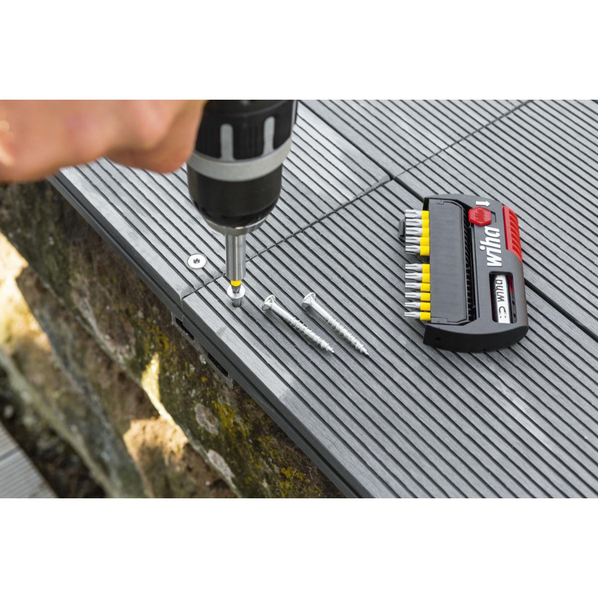 Wiha Bit Set Y-Bit 25 mm TORX (T30) 25-teilges Set 1/4 zoll C6,3 in Box