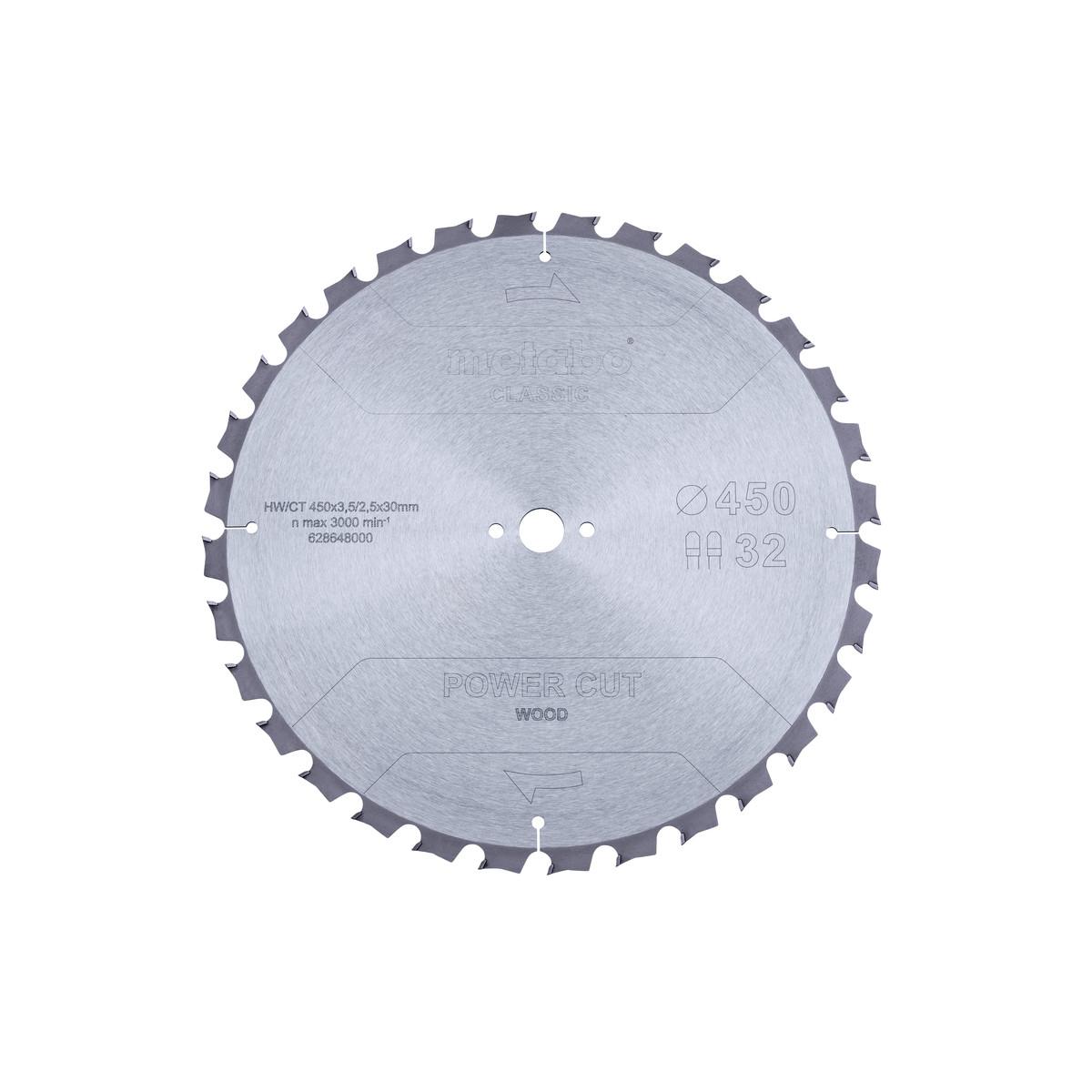 Metabo Sägeblatt power cut wood - classic TZ 15° / - Karton
