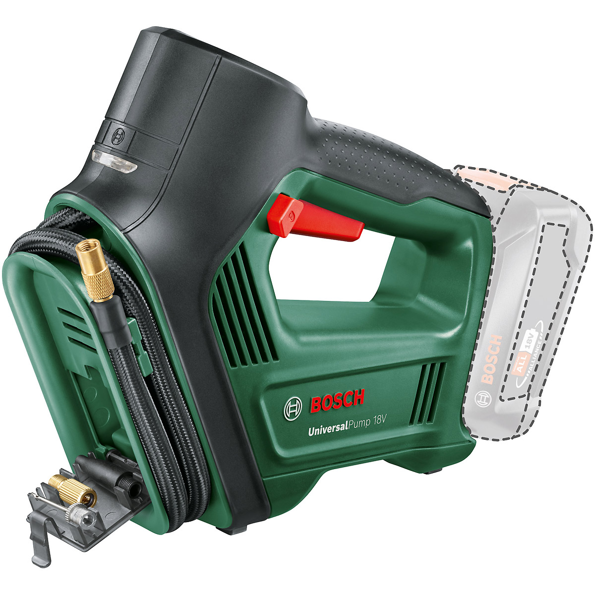 Bosch Luftpumpe UniversalPump 18V, Bareto