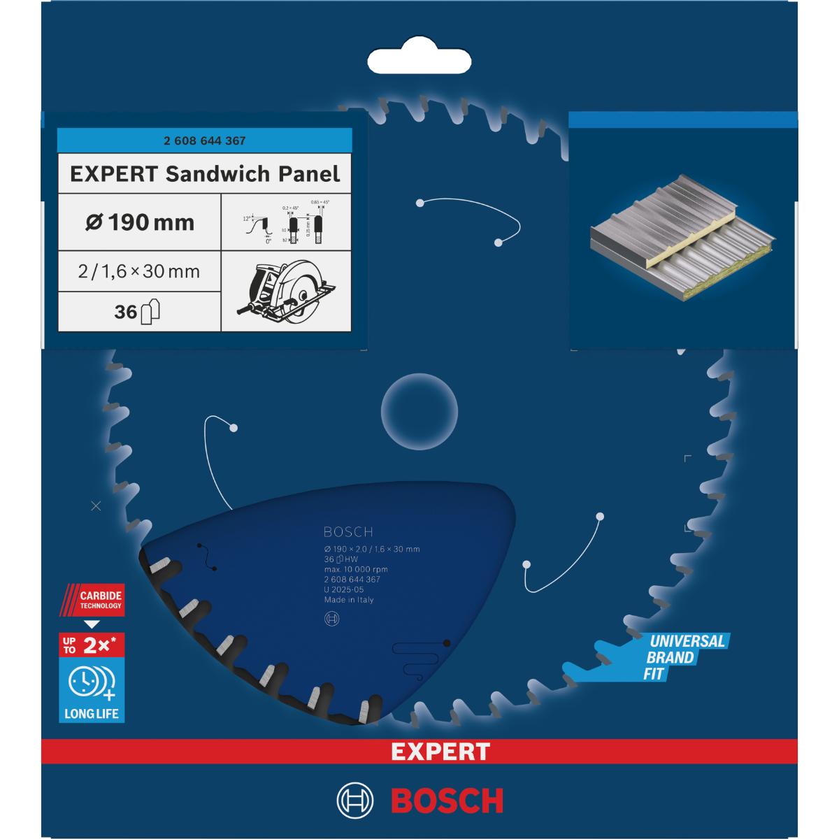 Bosch Kreissägeblatt Expert for Sandwich Panel