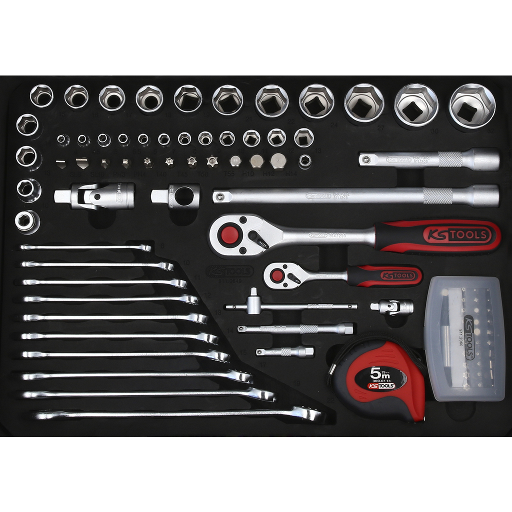 KS Tools 1/4"+1/2" Universal-Werkzeug-Satz, 149-tlg