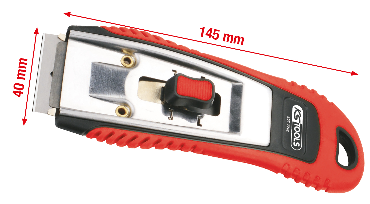 KS Tools Plakettenschaber, 40mm