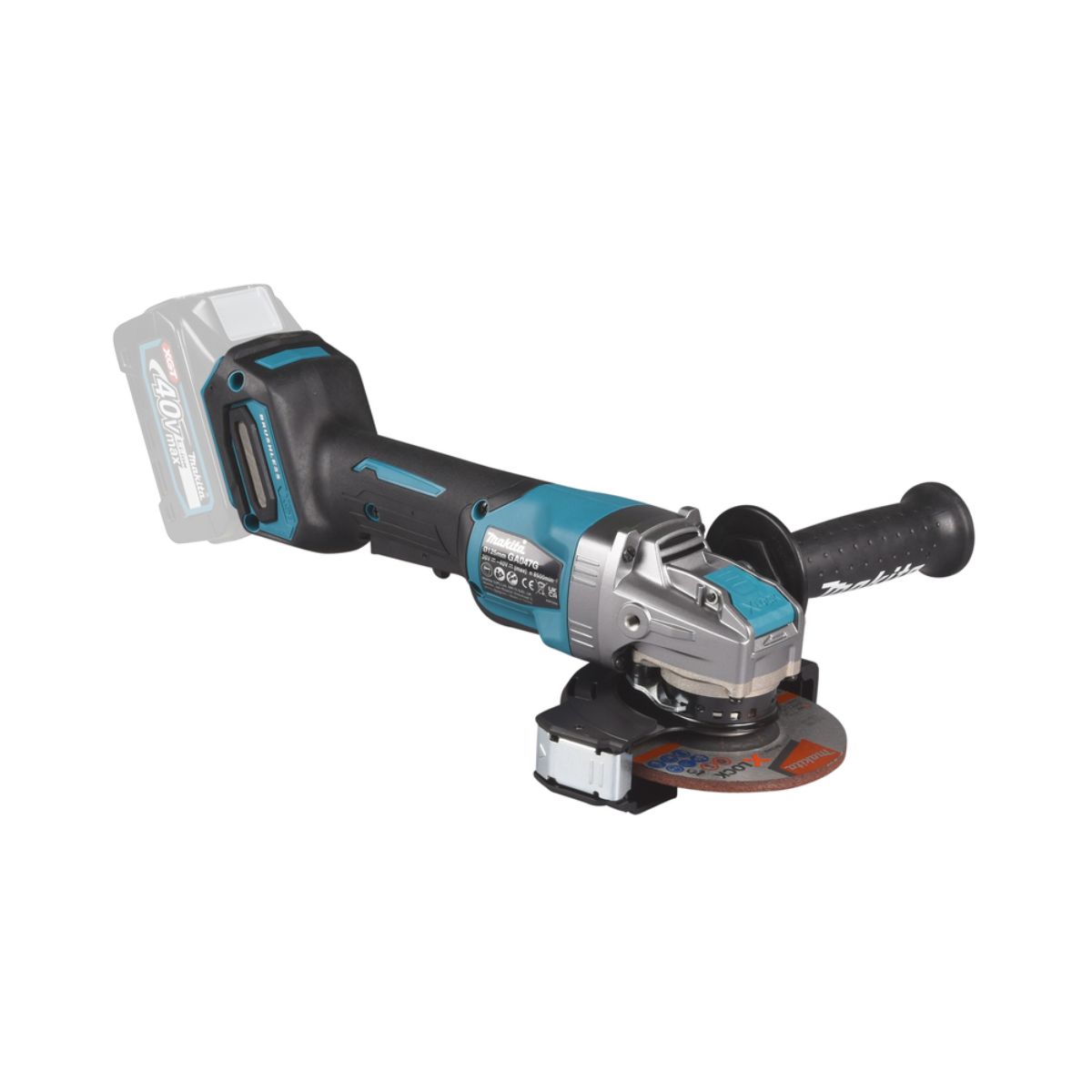 Makita Akku-Winkelschleifer 40V max. (ohne Akku, ohne Ladegerät) GA047GZ