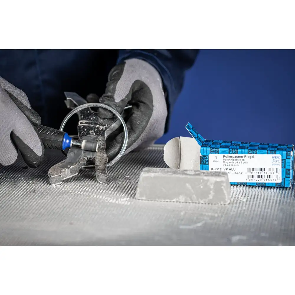 PFERD TOOLS Polierpaste PP für Vorpolitor von Alu und Messing