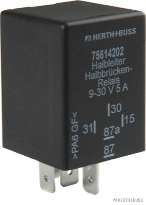HERTH&BUSS Relais, Arbeitsstrom, Halbleiter Halbbrücken-Relais 9-30 V, 5 A