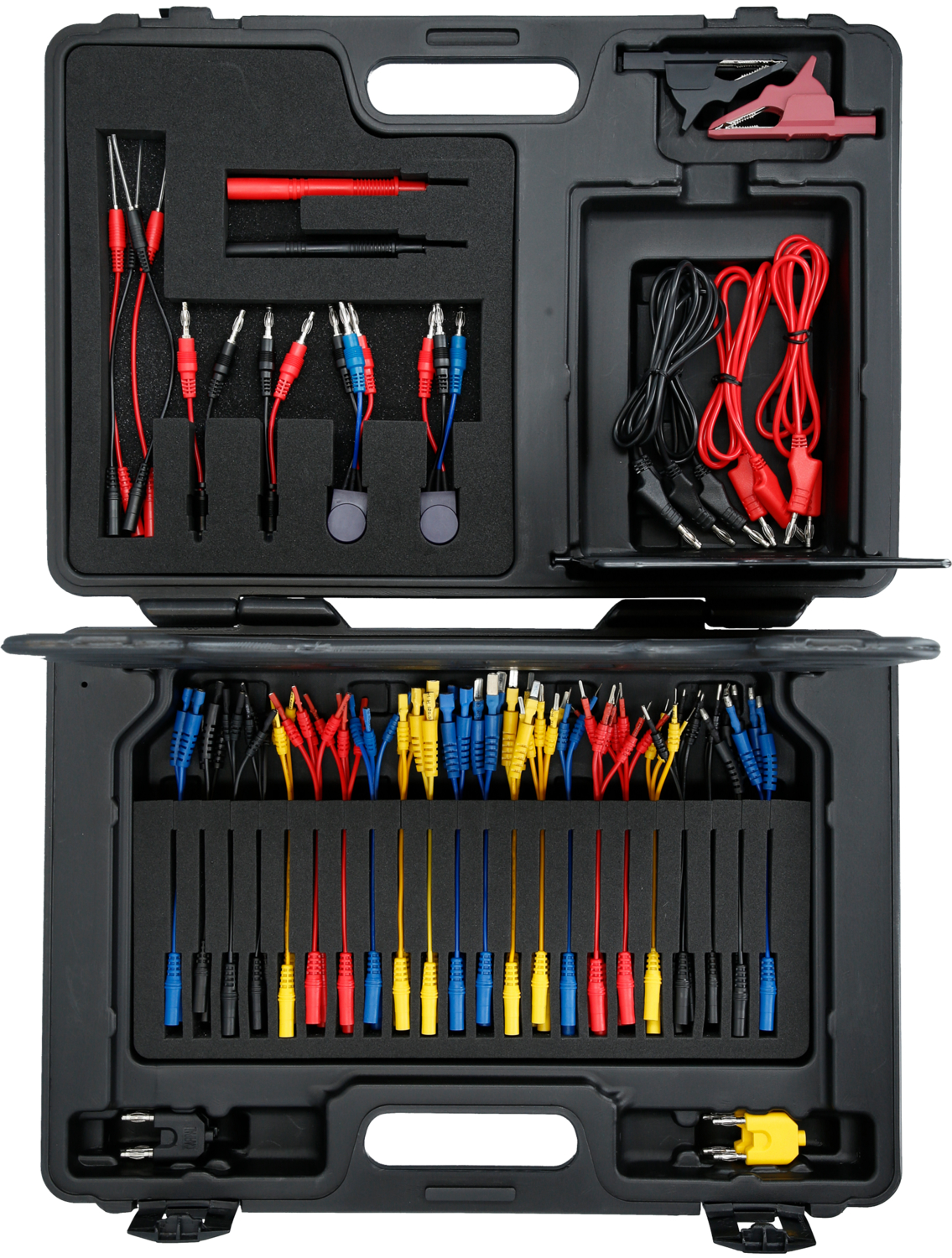 KS Tools 12-24V Master Diagnose Prüf- und Mess-Kabel-Satz, 92-tlg