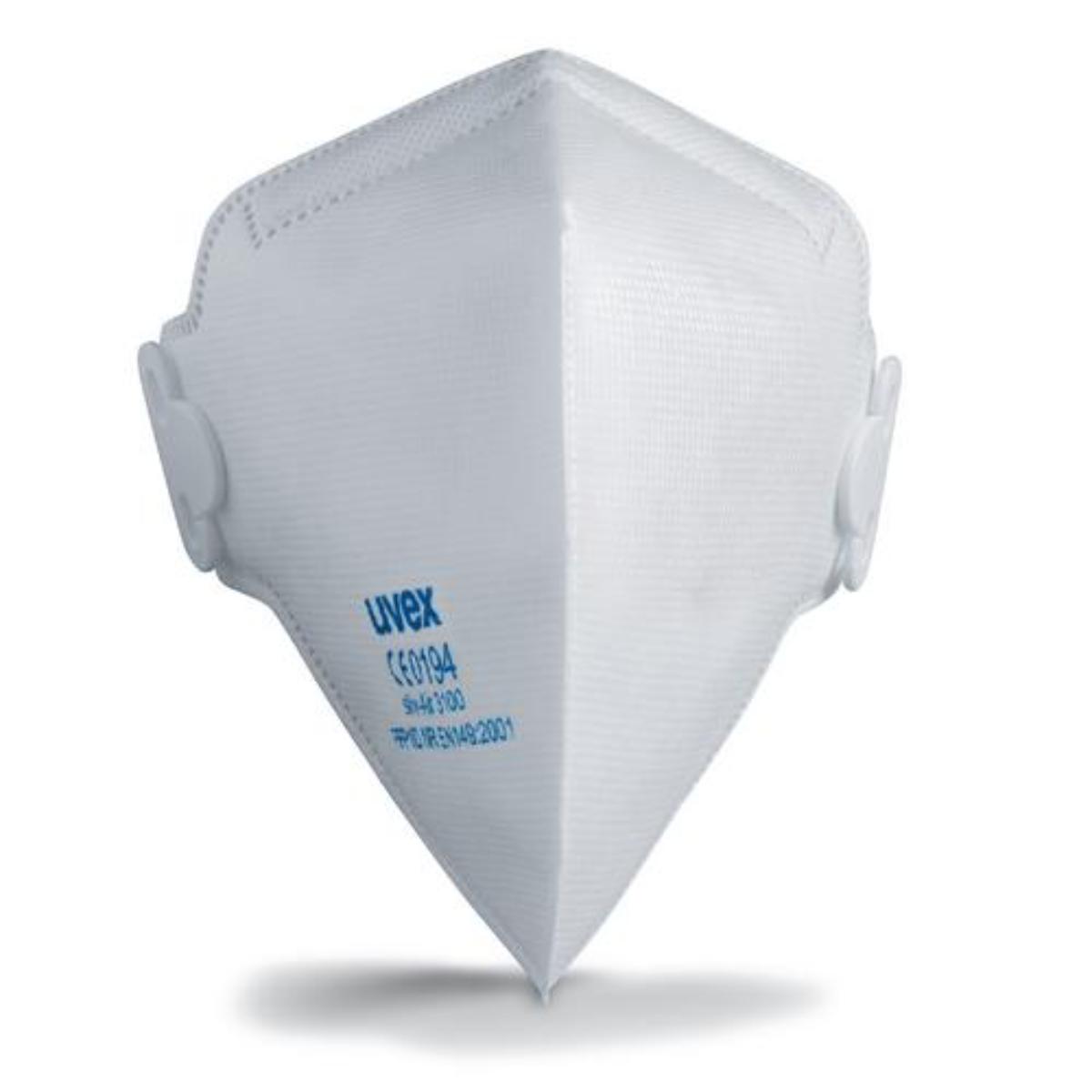 uvex silv-Air c Faltmaske 3100 FFP1 ohne Ausatemventil - 3 Stück