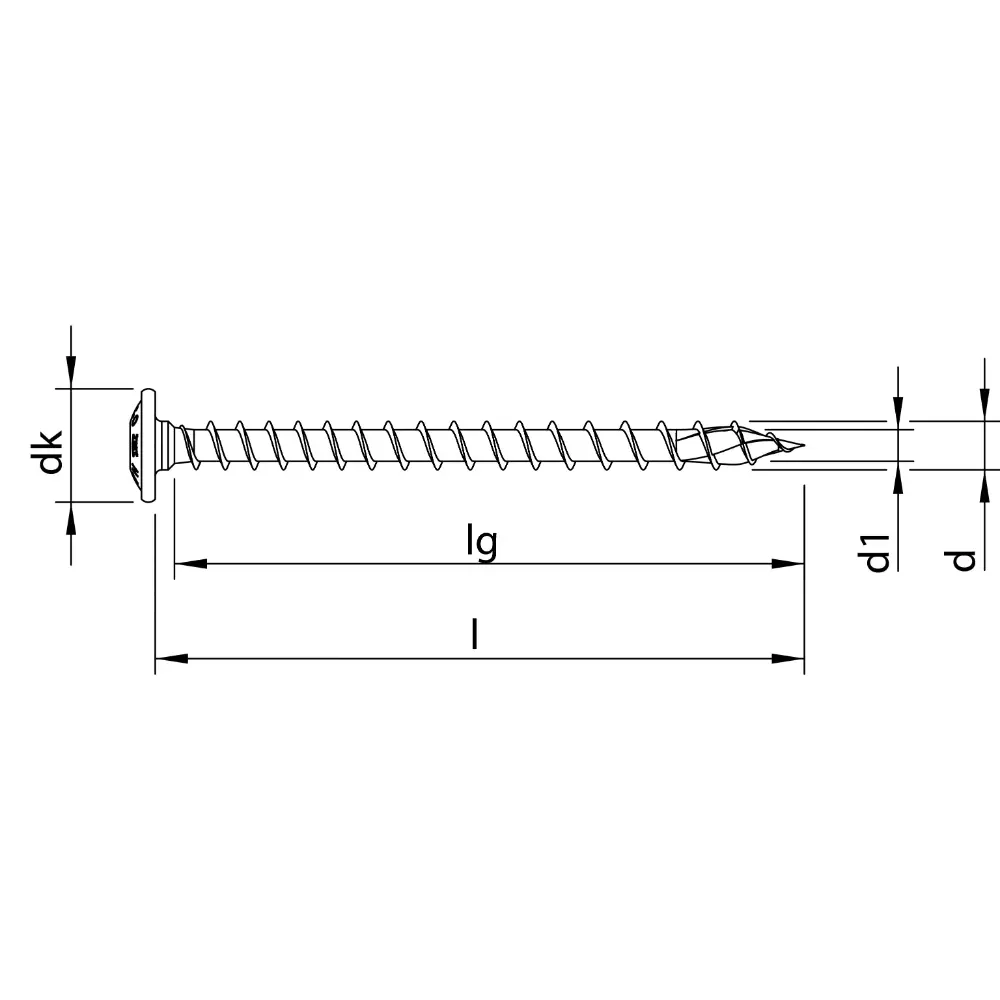 HECO TOPIX-plus A2 6,0 x 70, Tellerkopf, T-Drive, VVG, 100 St.
