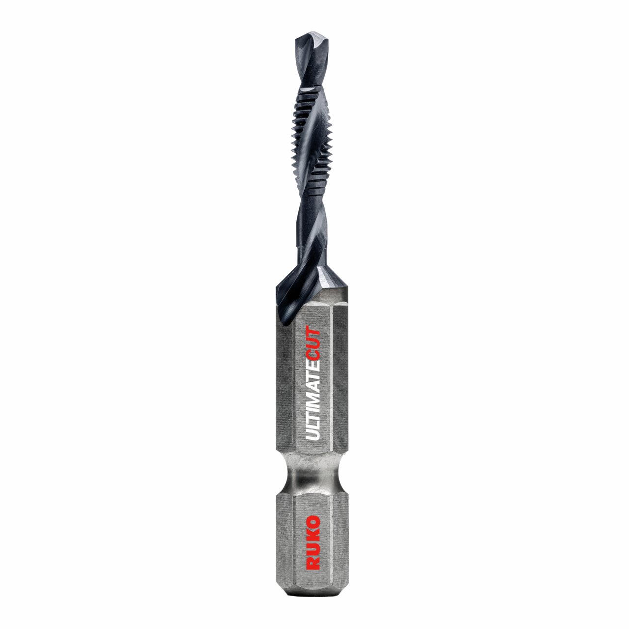 RUKO ULTIMATECUT Kombi-Maschinengewindebohrer mit FLOWSTEP® Spitze, HSS, RUnaTEC, Bit-Schaft