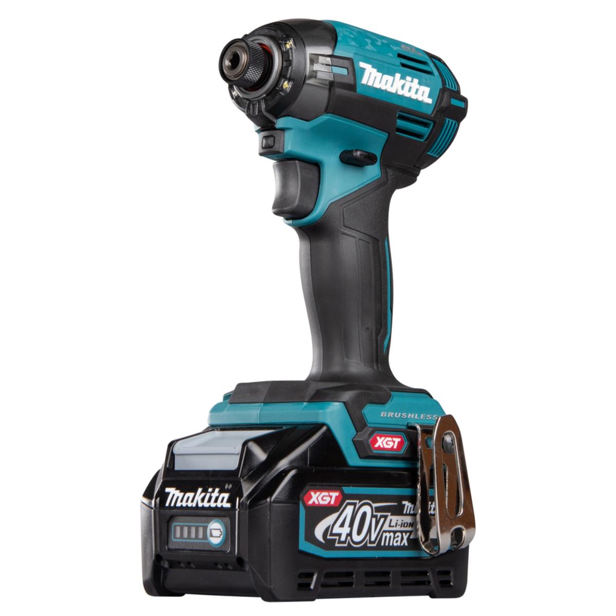 Makita Akku-Schlagschrauber XGT - 40V max. - 1/4 Zoll - 170 Nm - 0-3.700 U/min - TD002GD202