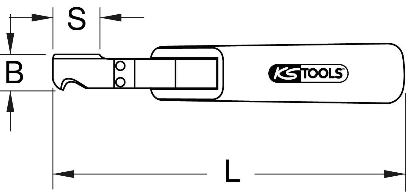 KS Tools Universal Kabelmesser, 28mm