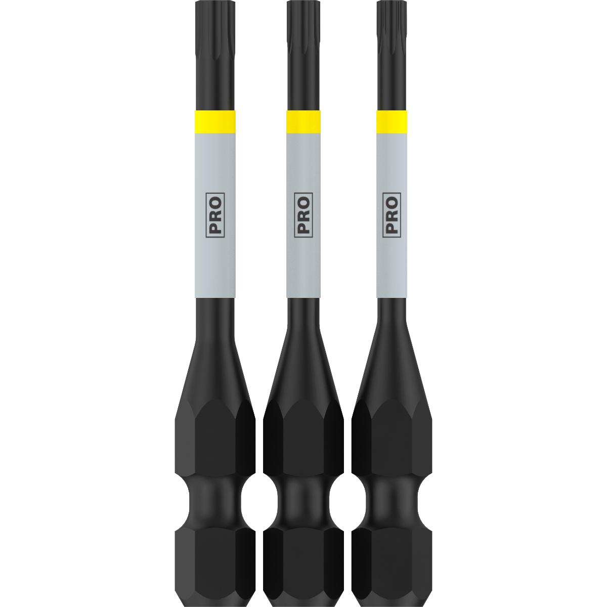 Bosch PRO Torx Impact Bit,T10,T15,T20,55 mm, 3-teiliges Set