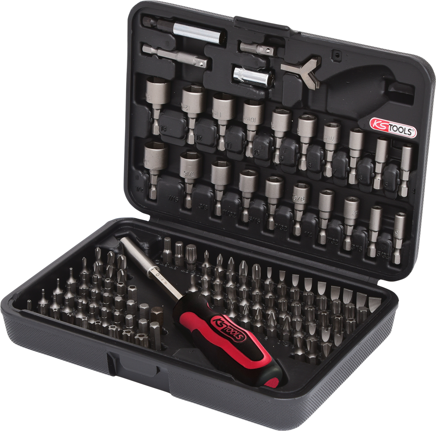 KS Tools 1/4" Bit-Satz, 122-tlg