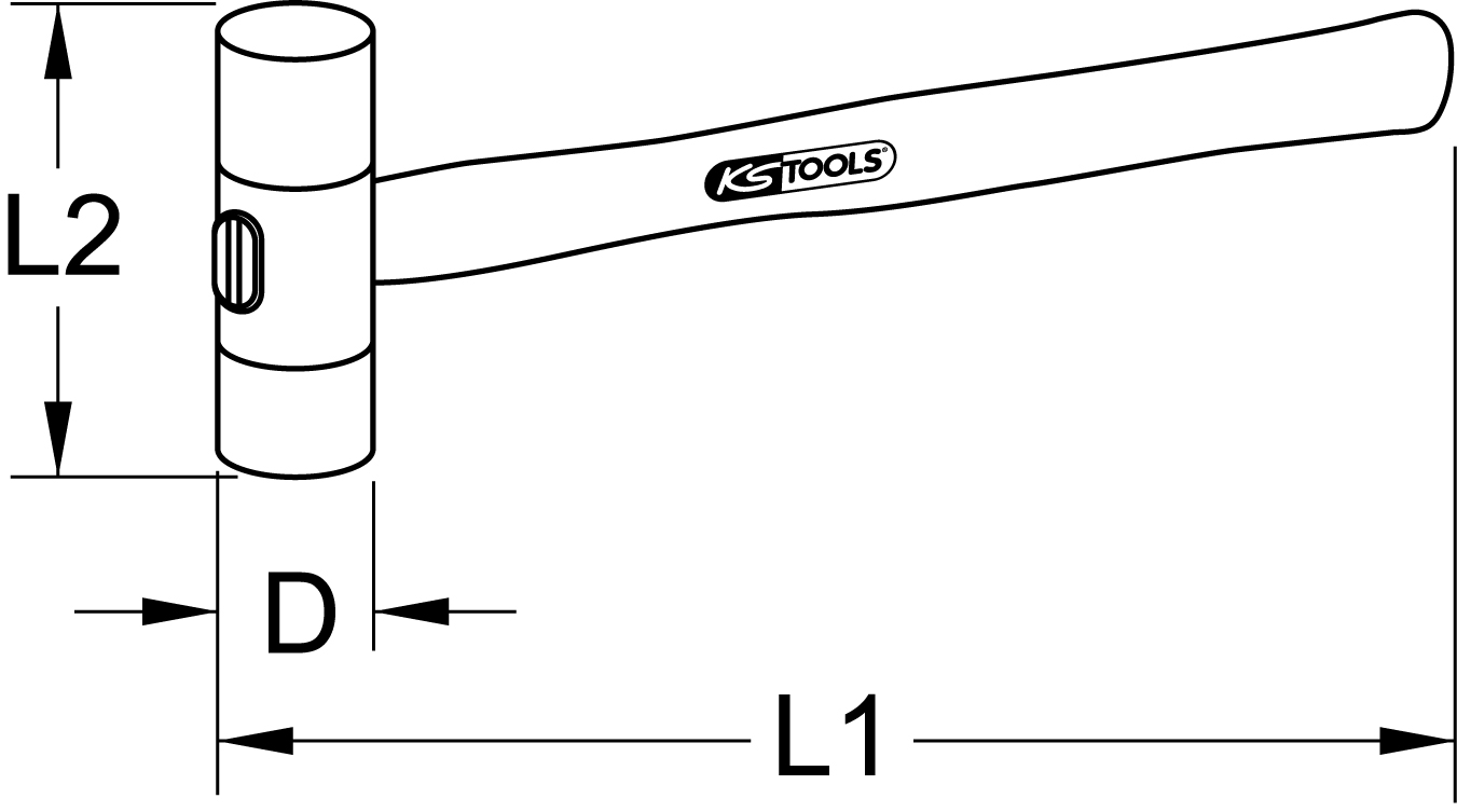 KS Tools Nylonhammer