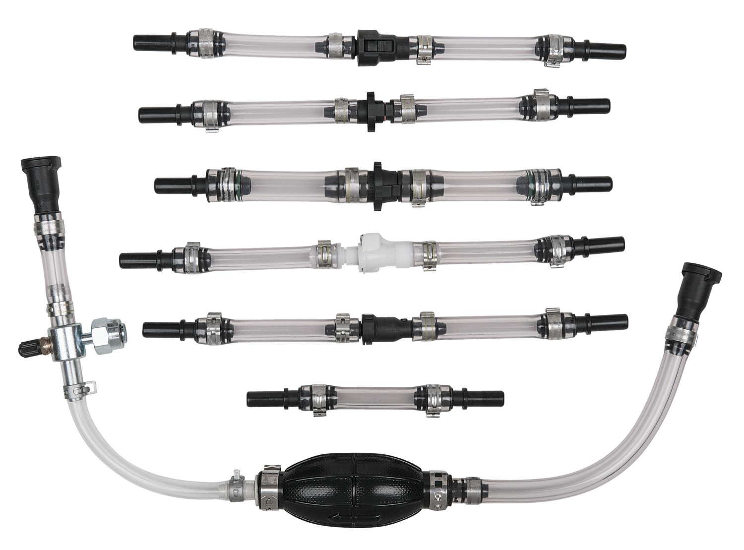 KS Tools Diesel-Entlüftungs--Vorbefüllungs-Satz, 7-tlg
