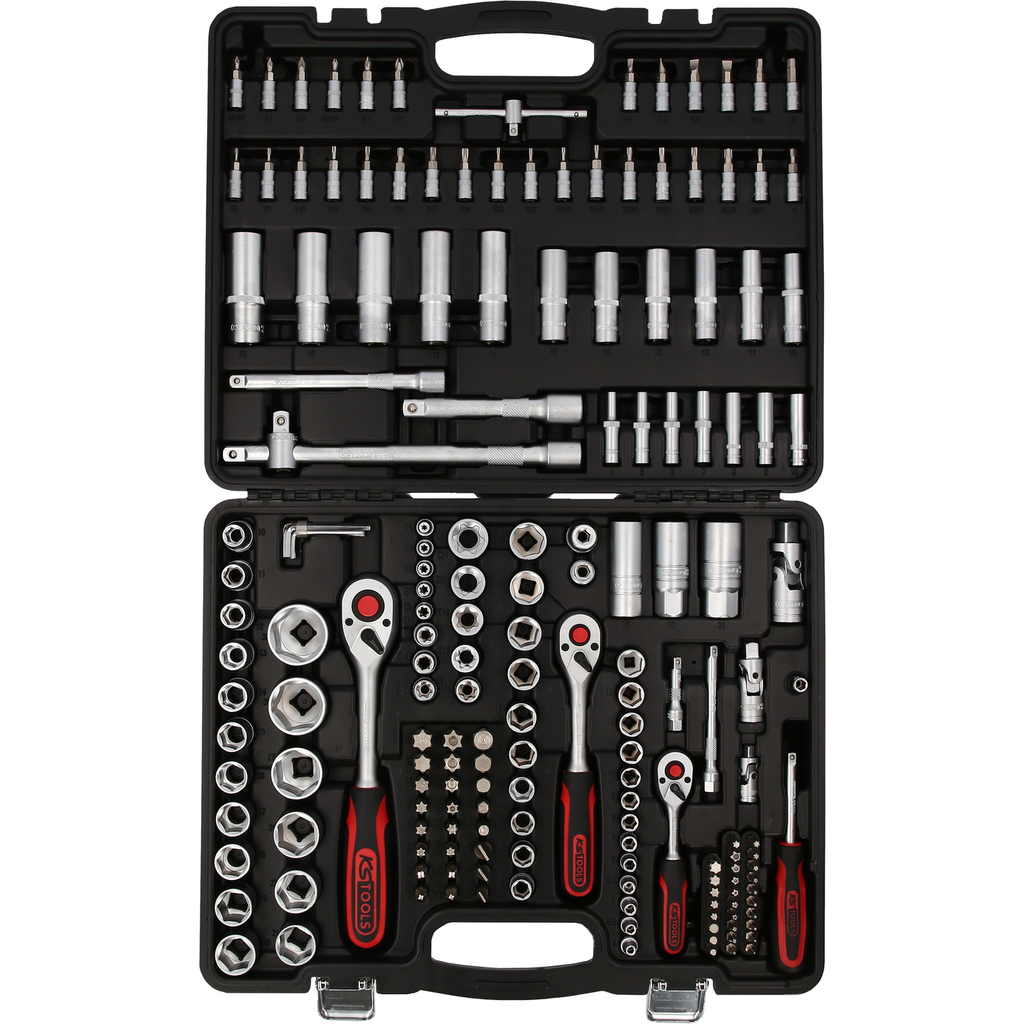 KS Tools 1/4"+3/8"+1/2" Steckschlüssel-Satz, 179-tlg