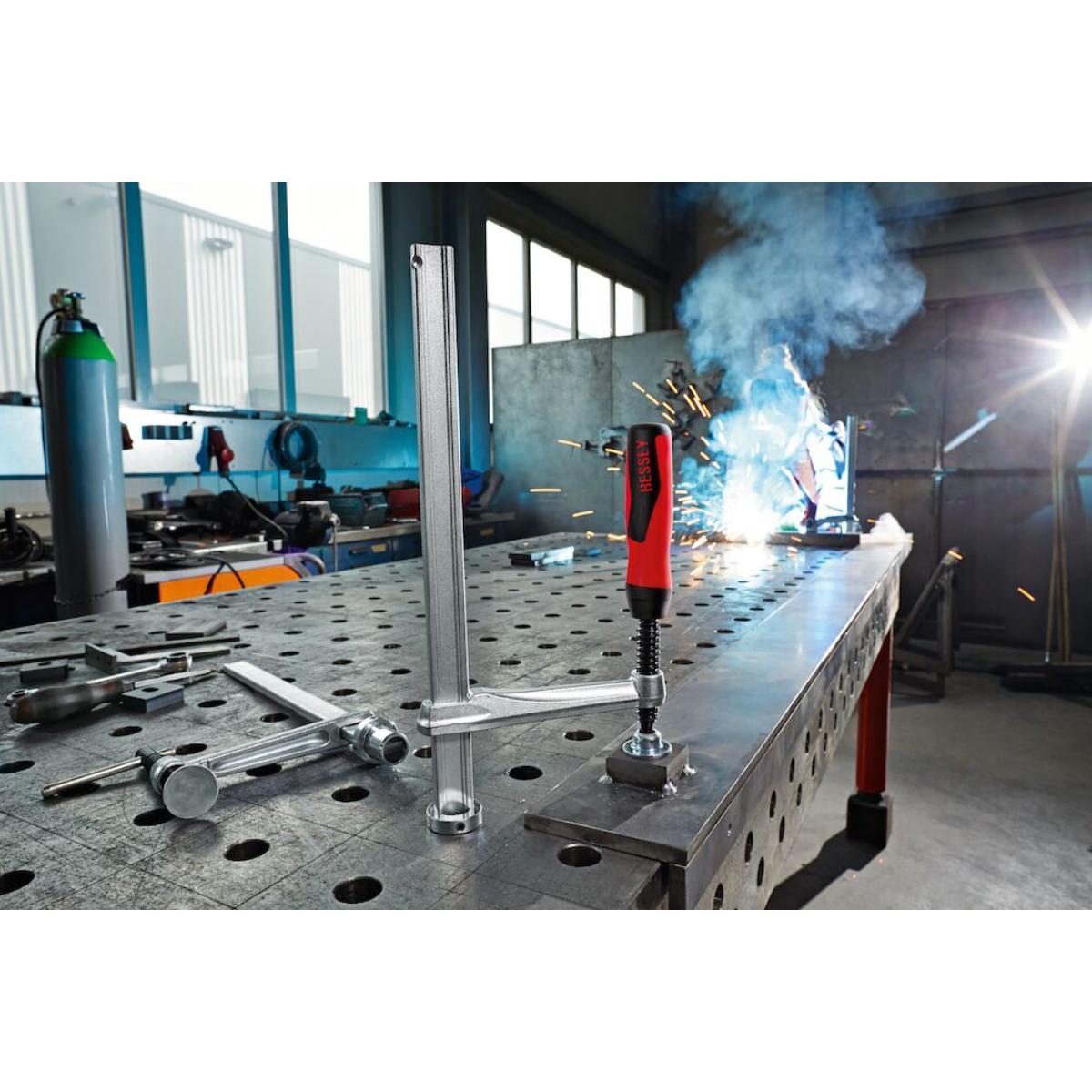 Bessey Spannelement mit fixer Ausladung TW 2-Komponenten-Kunststoffgriff