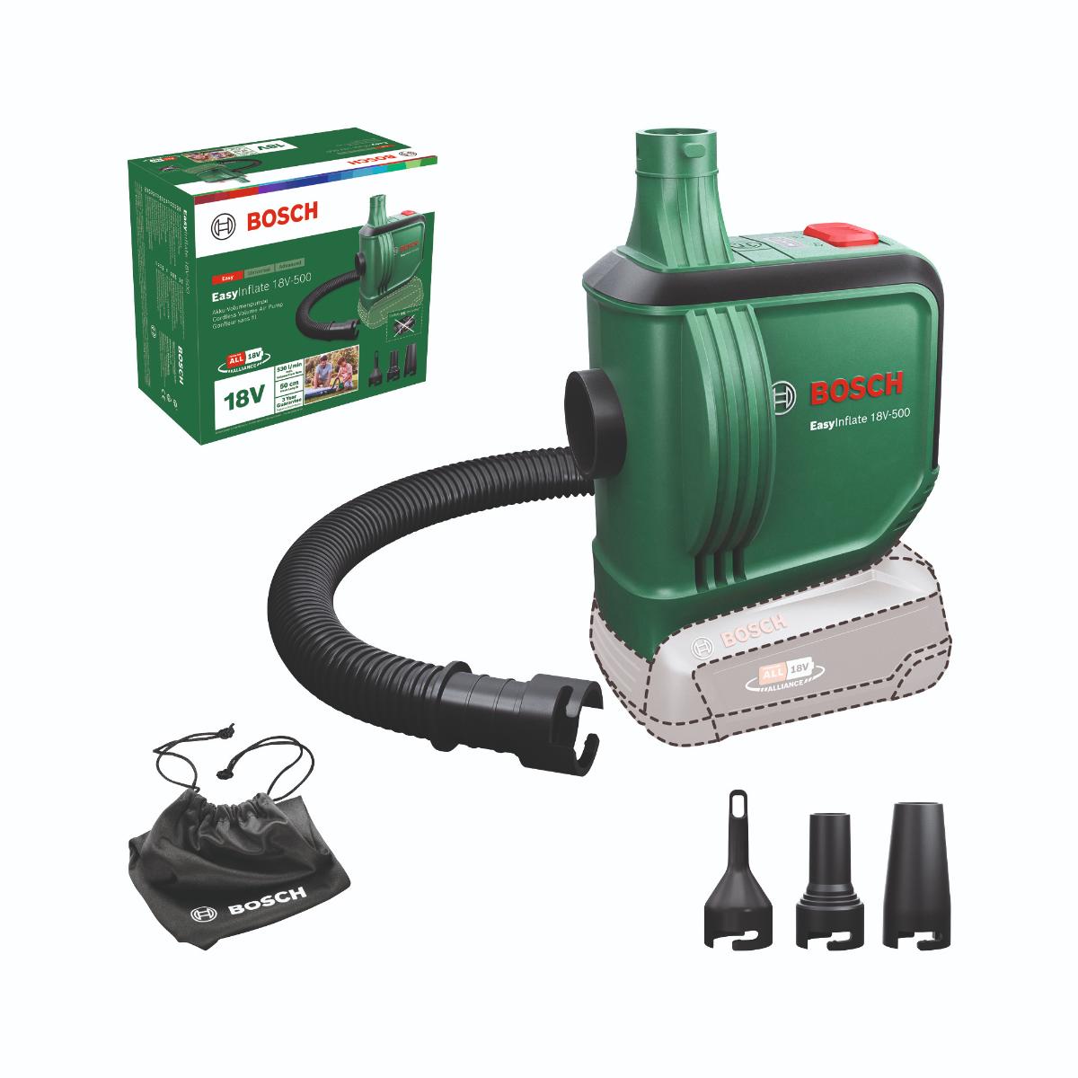 Bosch Akku-Volumenpumpe EasyInflate 18V-500