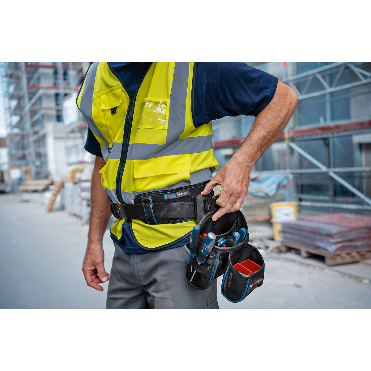 Bosch Werkzeugtasche Werkzeug-Set: je 1x Gürtel 108, GWT 2, GWT 4, 2x ProClick Holder