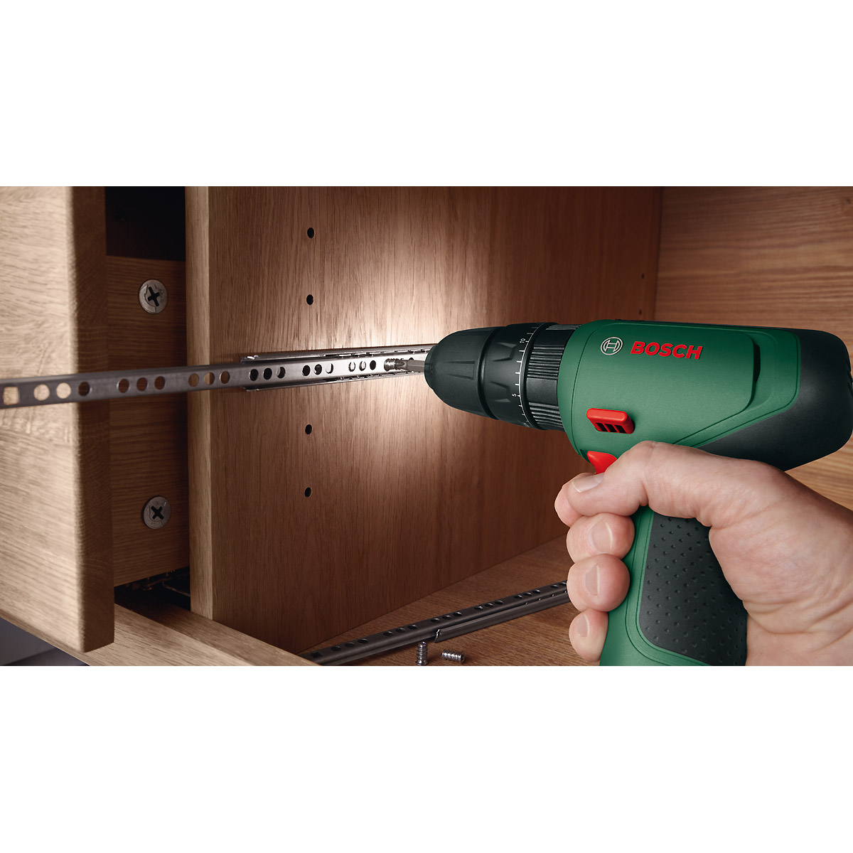 Bosch Akku-Zweigang-Schlagbohrschrauber EasyImpact 1200 mit 1x Akkupack, Ladegerät
